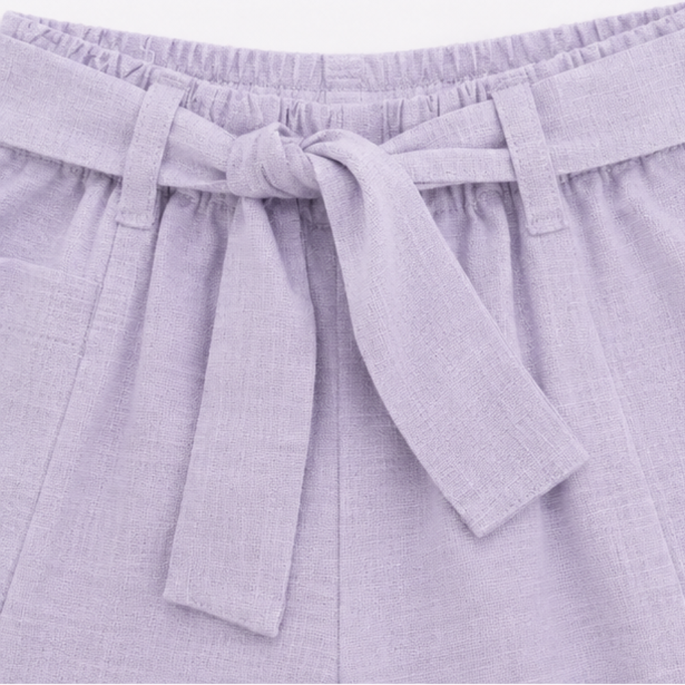 Conjunto Infantil Feminino Have Fun Happy Days Meia Malha e Linhão Eco
