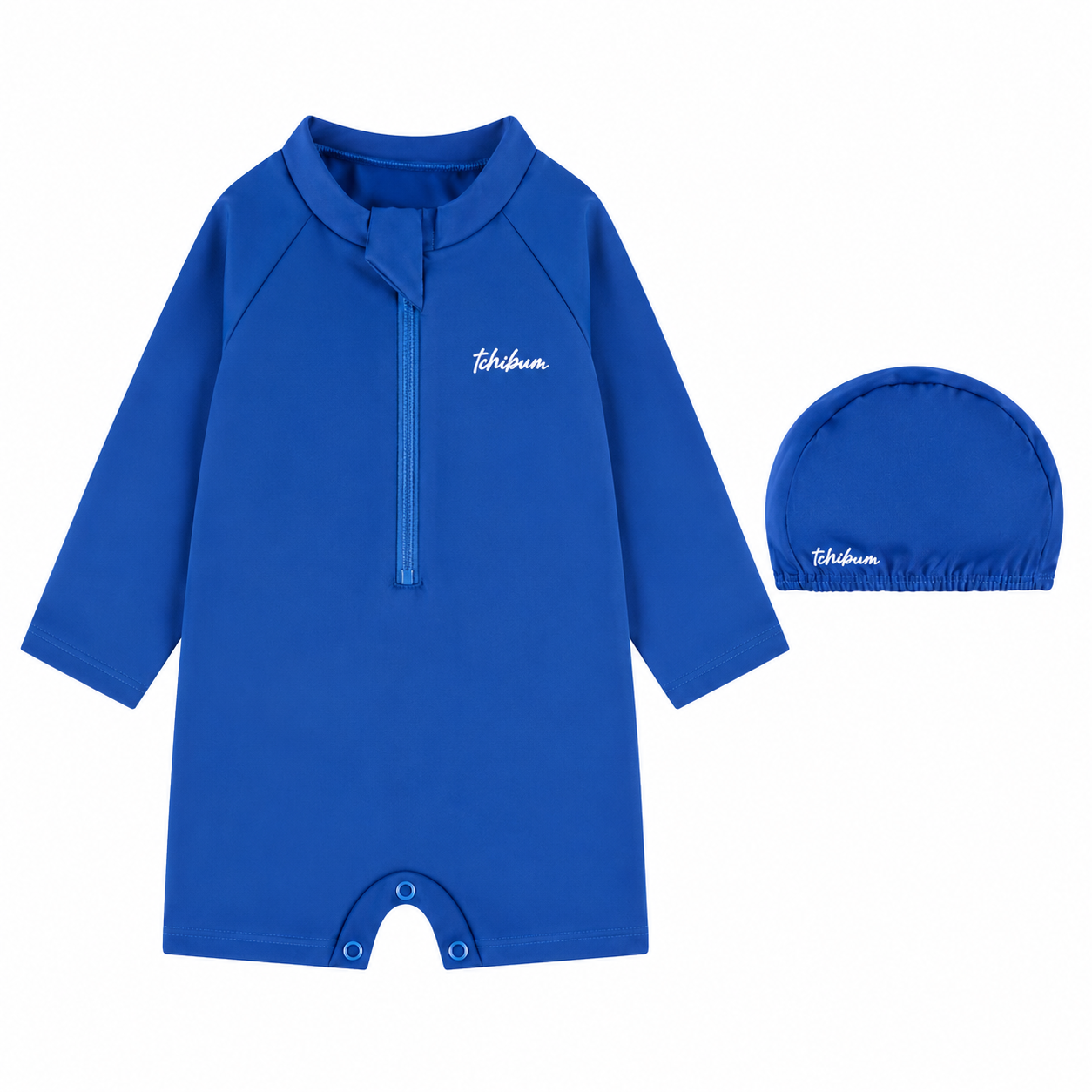 Conjunto Unissex Kamylus Tchibum Macaquinho e Touca UV50+ Dry Fit