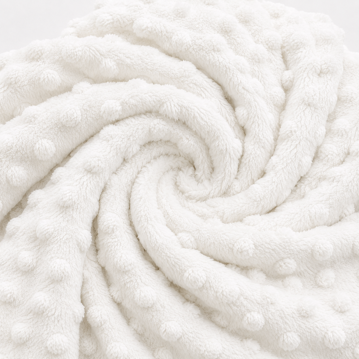 Manta Infantil Ever Fleece Bolinha 95x75cm Macia e Aconchegante