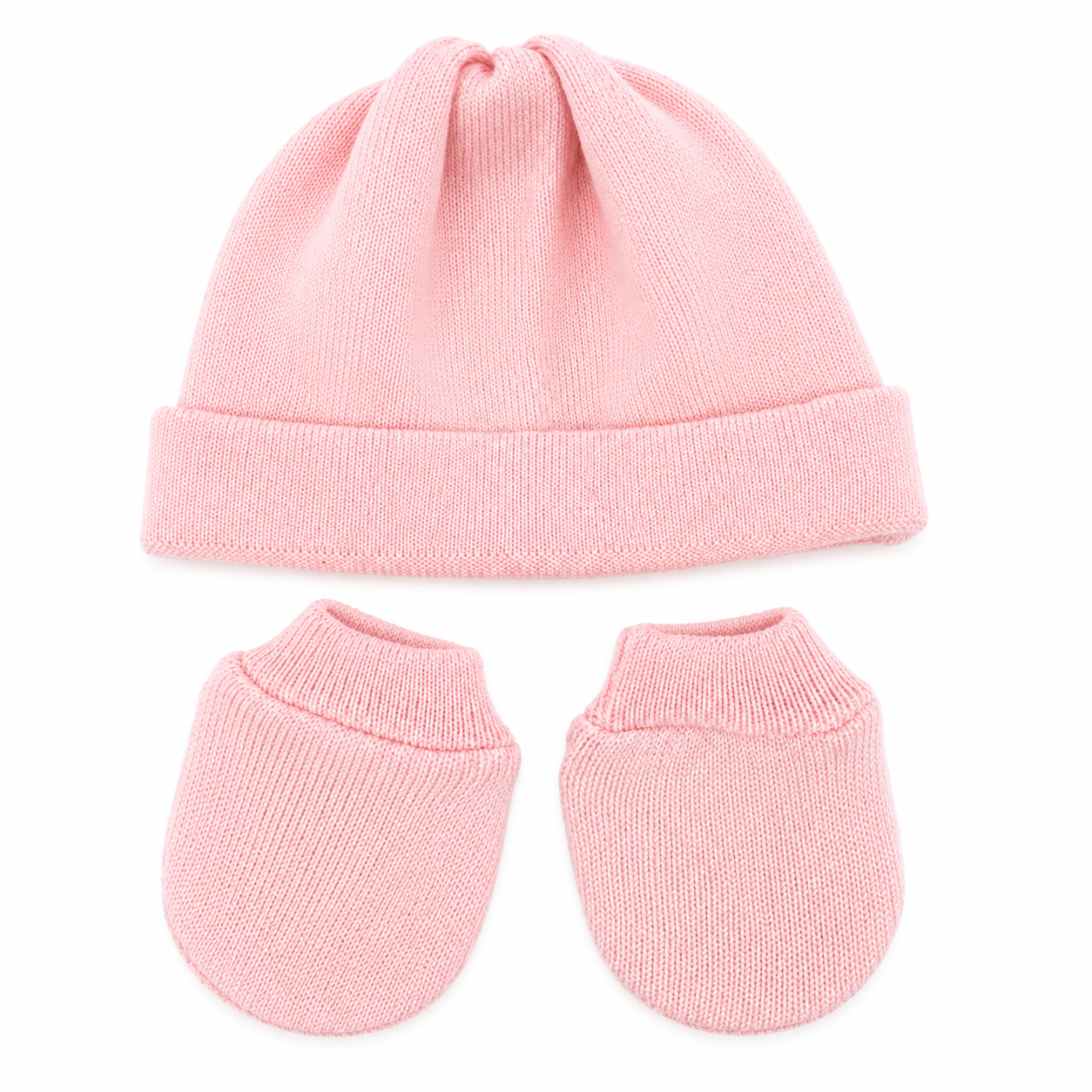 Kit Bebê Tricot Liso 3 Peças
