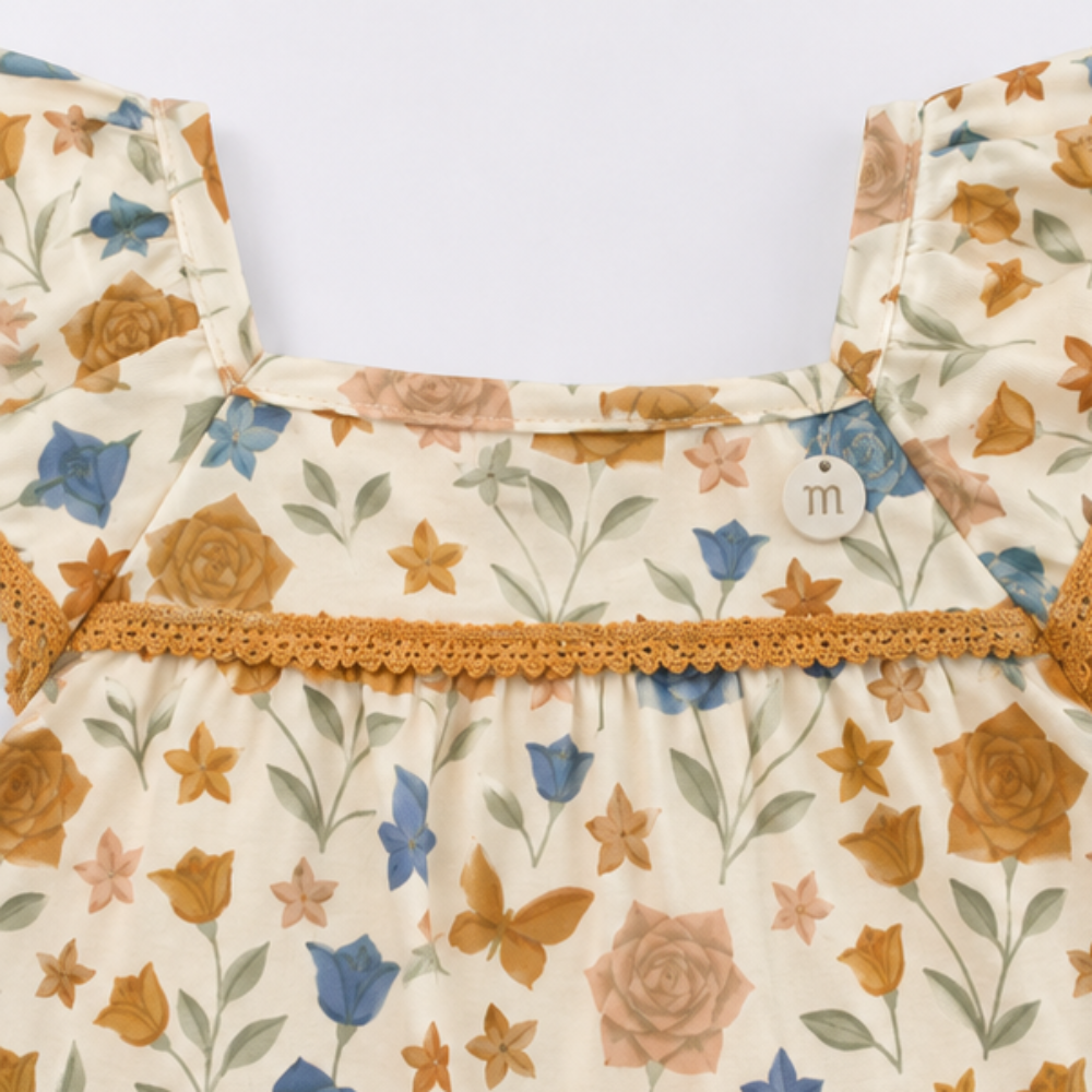 Conjunto Feminino Infantil Milon Borboletas Floral