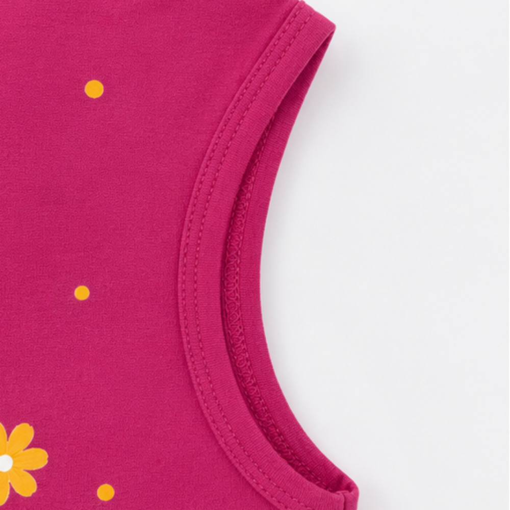 Vestido Infantil Kyly Cachorrinha de Patins Meia Malha
