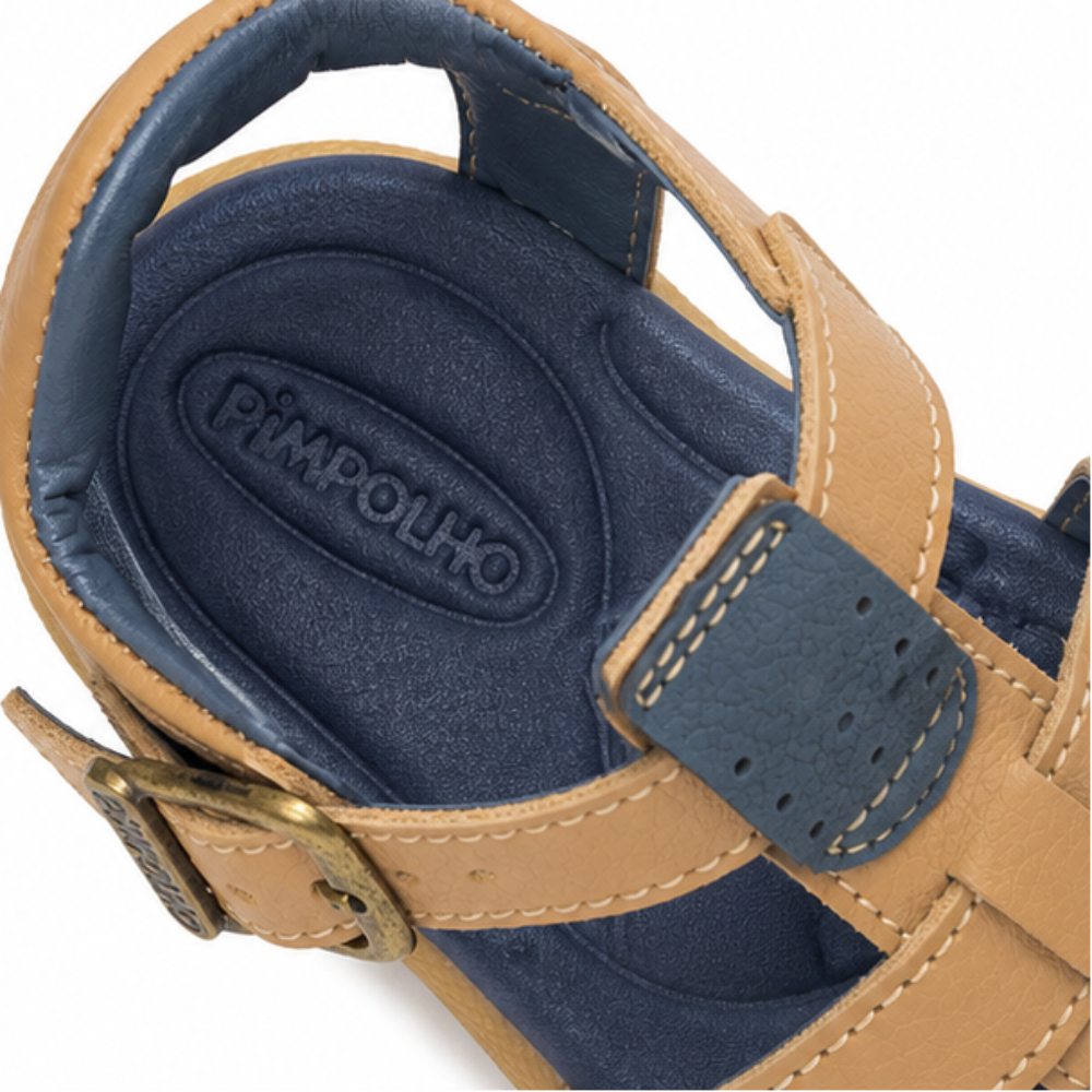 Sandália Infantil Pimpolho Casual Bicolor Fases 2 e 3