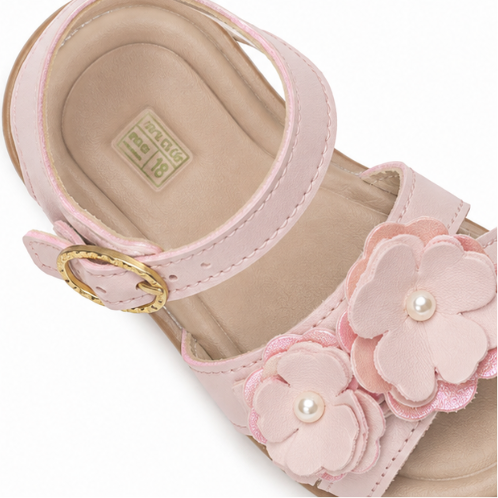 Sandália Infantil Feminina Pimpolho Flora Anatômica Fases 2 e 3