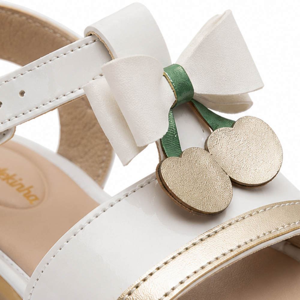 Sandália Infantil Feminina Pimpolho Cherry Fases 2 e 3