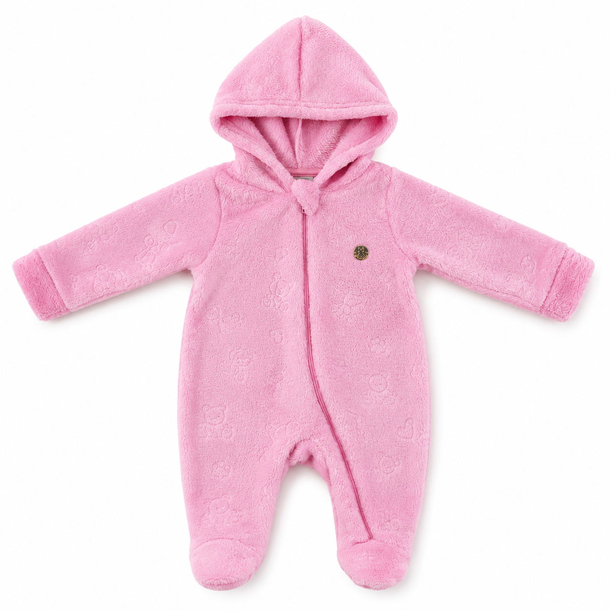 Macacão Feminino Kiko Baby em Plush Ursinhas