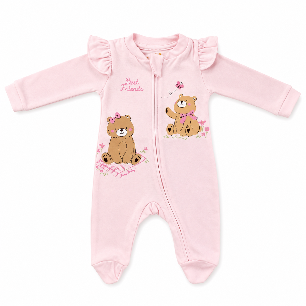 Macacão Feminino Manga Longa Kiko Baby Best Friends