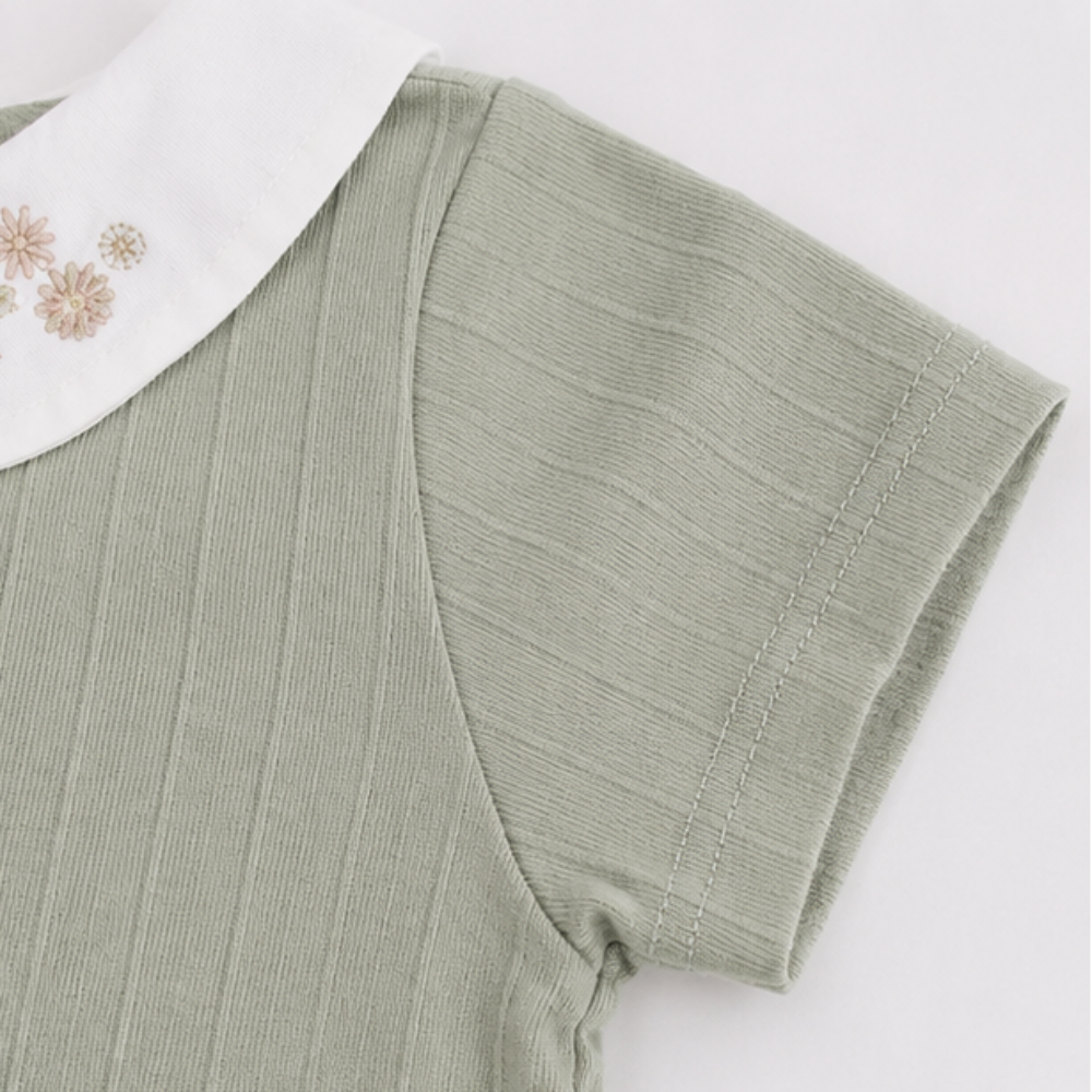 Vestido Infantil Feminino Have Fun Little Flower com Tapa-Fralda