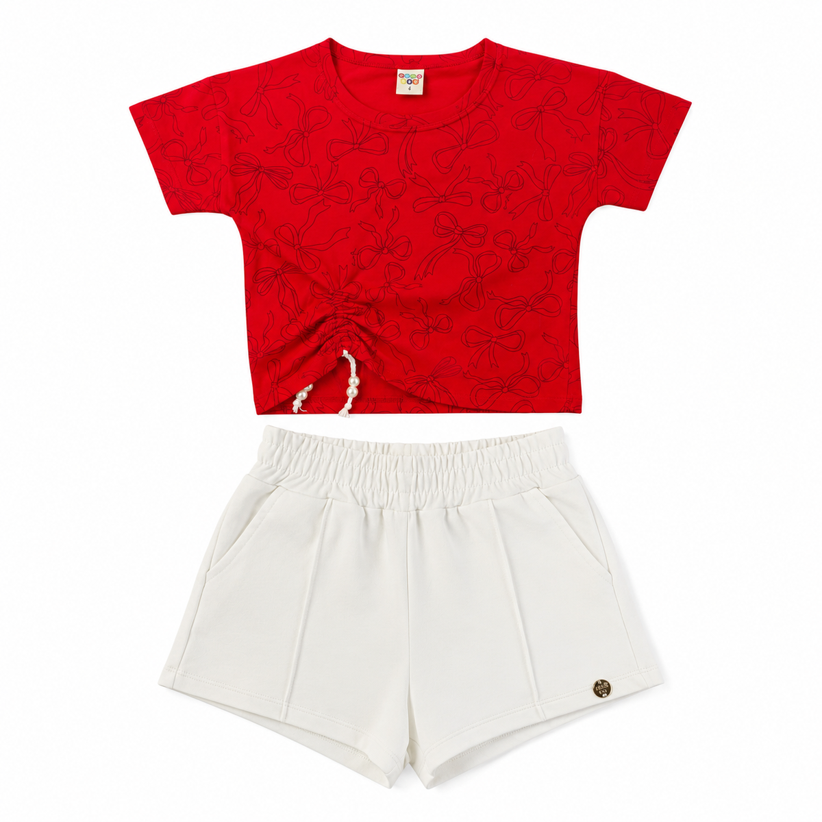 Conjunto Feminino Infantil Have Fun Laços