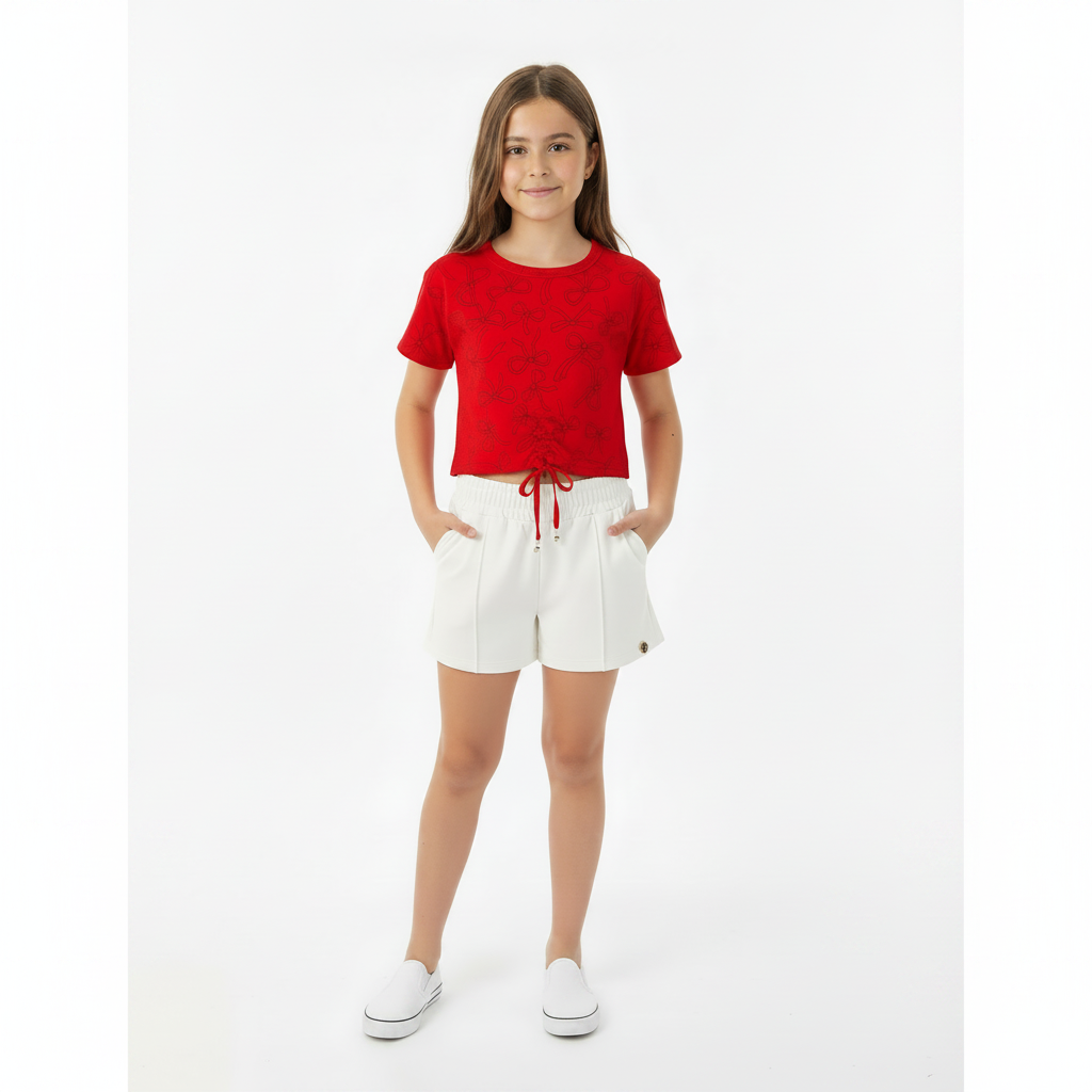 Conjunto Feminino Infantil Have Fun Laços