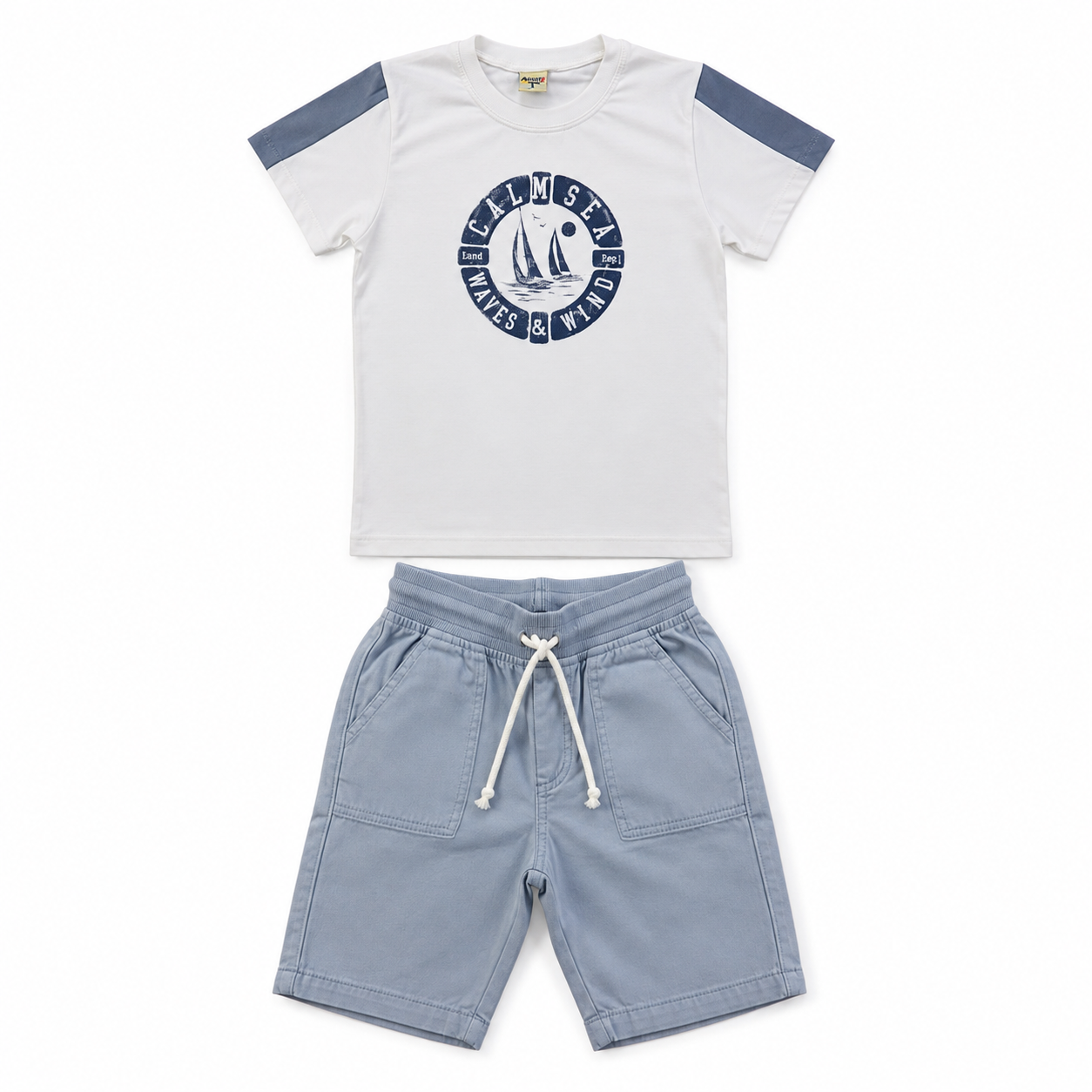 Conjunto Masculino Infantil Have Fun Sea Waves