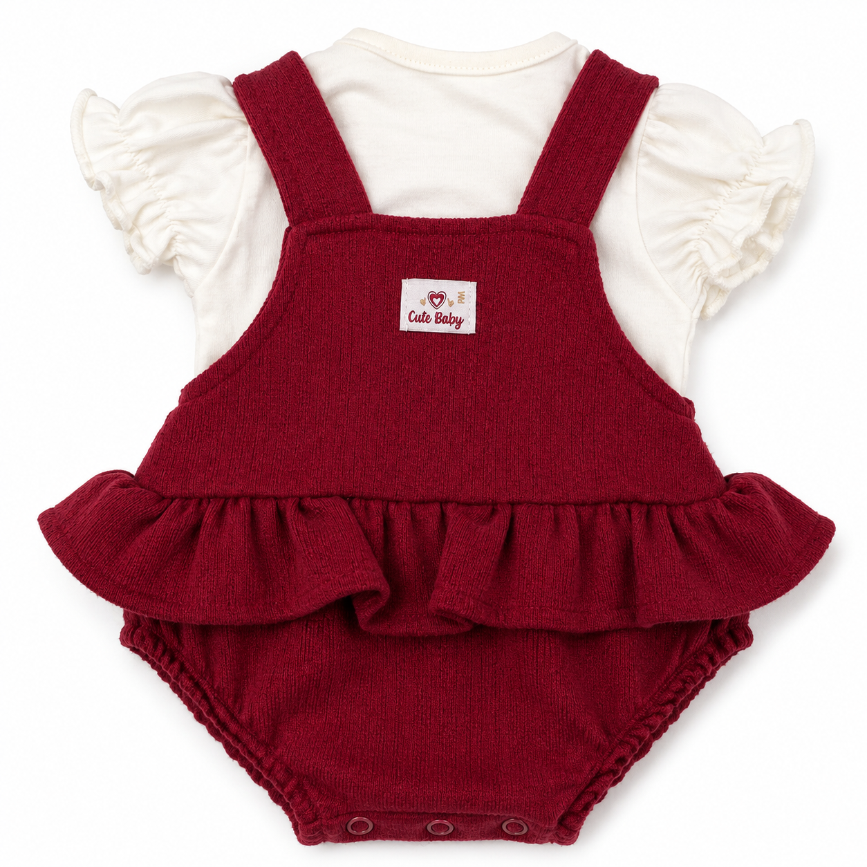 Romper Feminino Presente de Anjo Tricô com Blusa