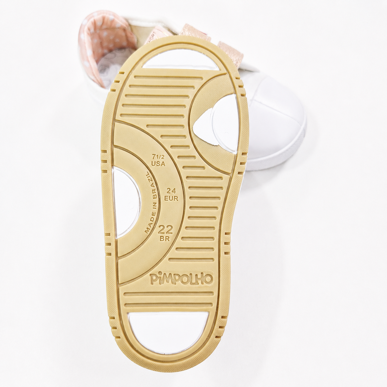 Tênis Feminino Pimpolho Star Kids Comfort Perolado