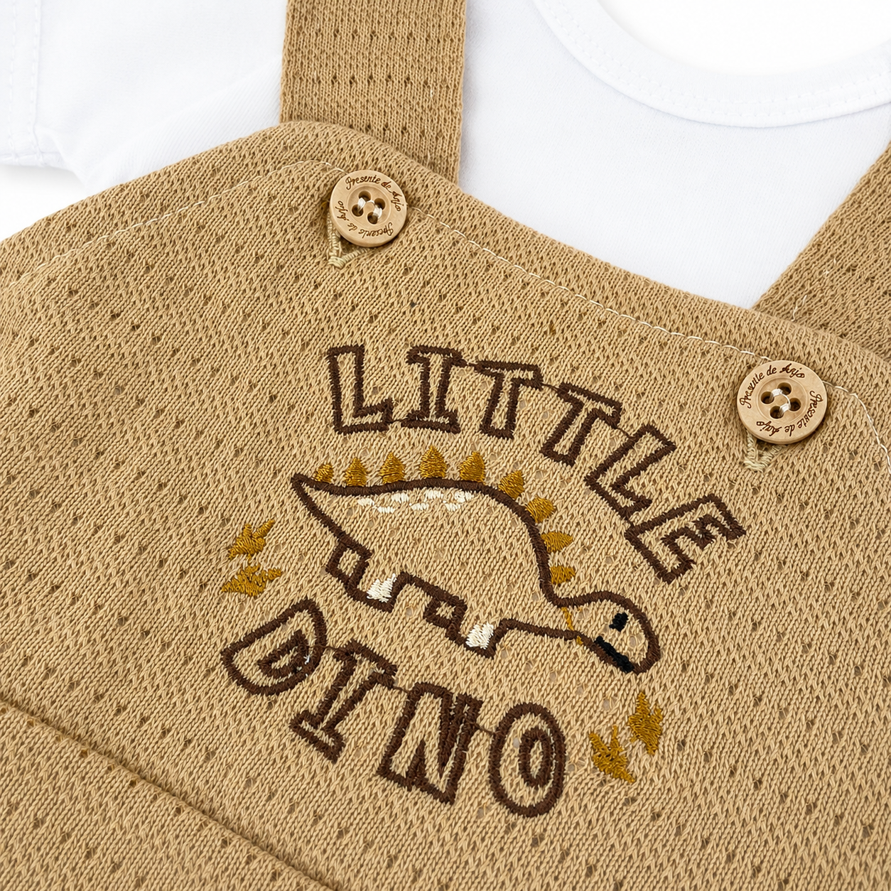 Romper Masculino Presente de Anjo Tricô com Blusa