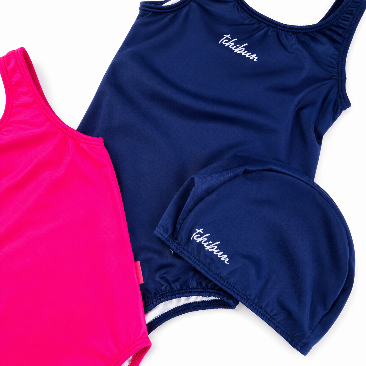 Conjunto Feminino Kamylus Tchibum Maiô e Touca Básico UV50+ Dry Fit
