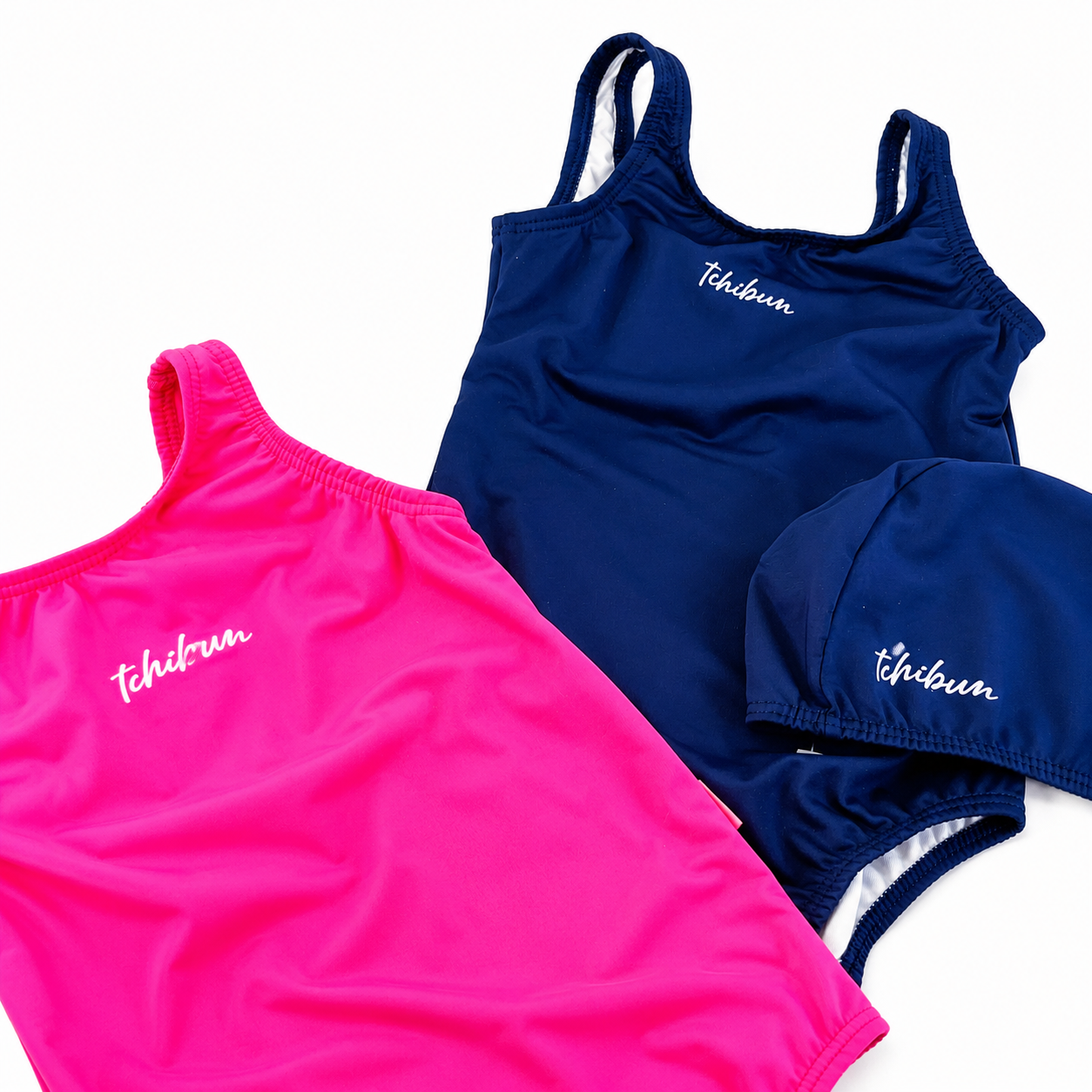 Conjunto Feminino Kamylus Tchibum Maiô e Touca Básico UV50+ Dry Fit