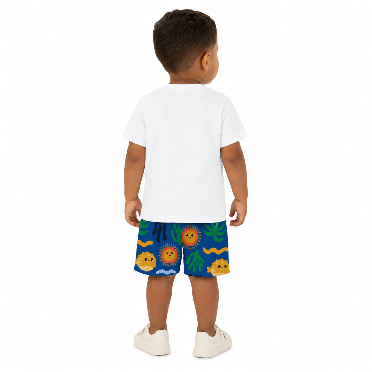 Conjunto Infantil Masculino Kyly Fundo do Mar Enjo