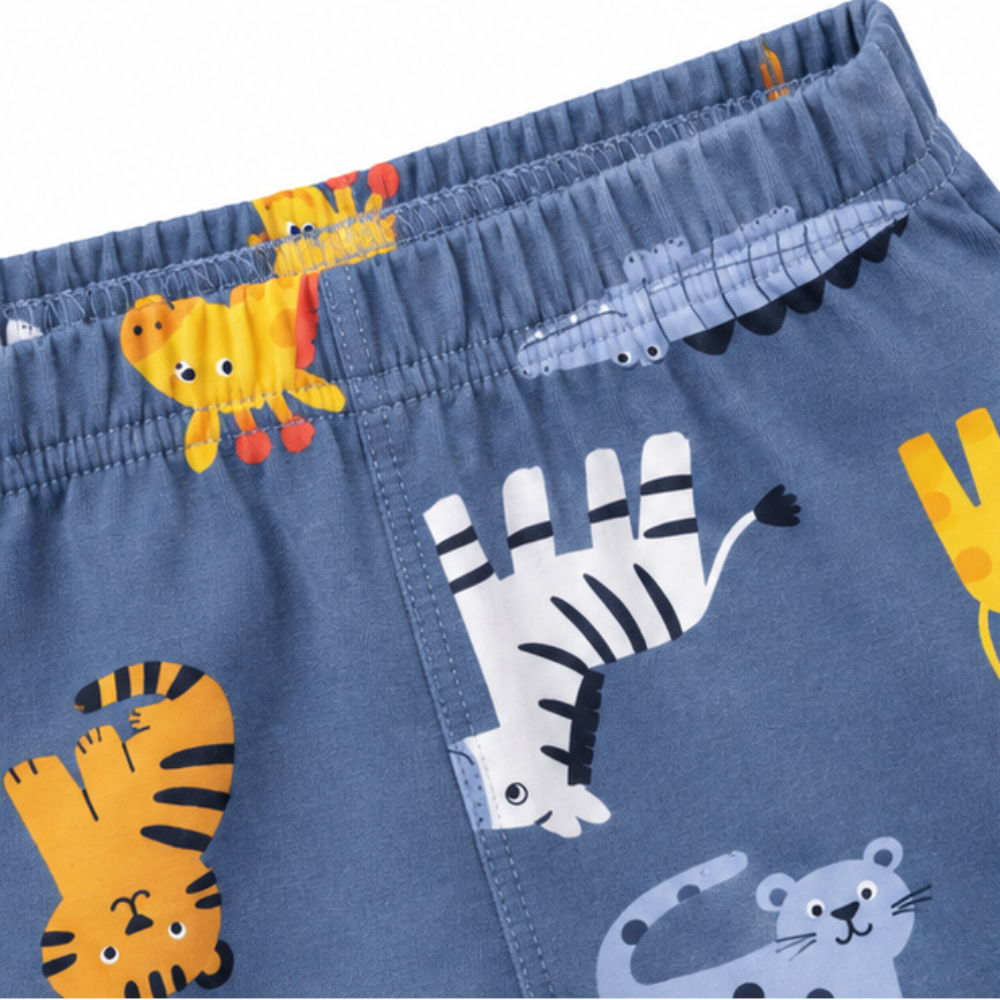 Conjunto Infantil Masculino Bebê Kyly Safari Wild Pets