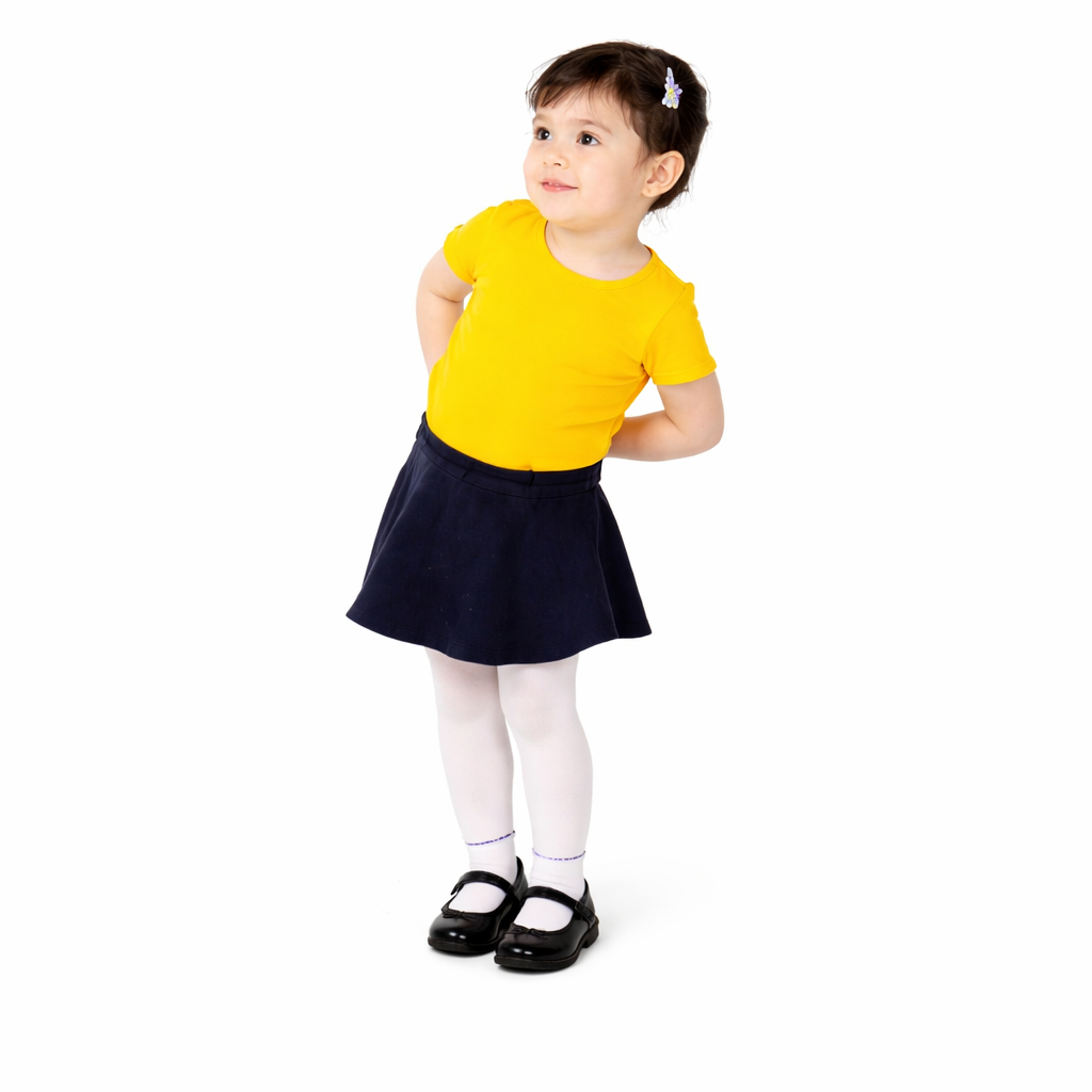 Meia-Calça Infantil Pimpolho Algodão Lisa e Confortável