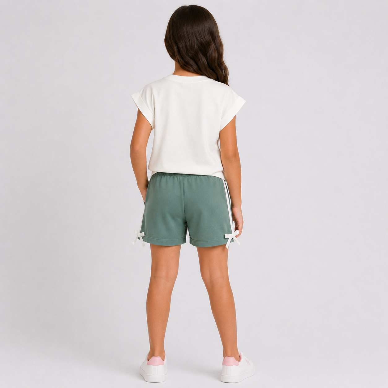 Conjunto Infantil Feminino Lina e Lou Kamylus Summer Let's Bichinhos