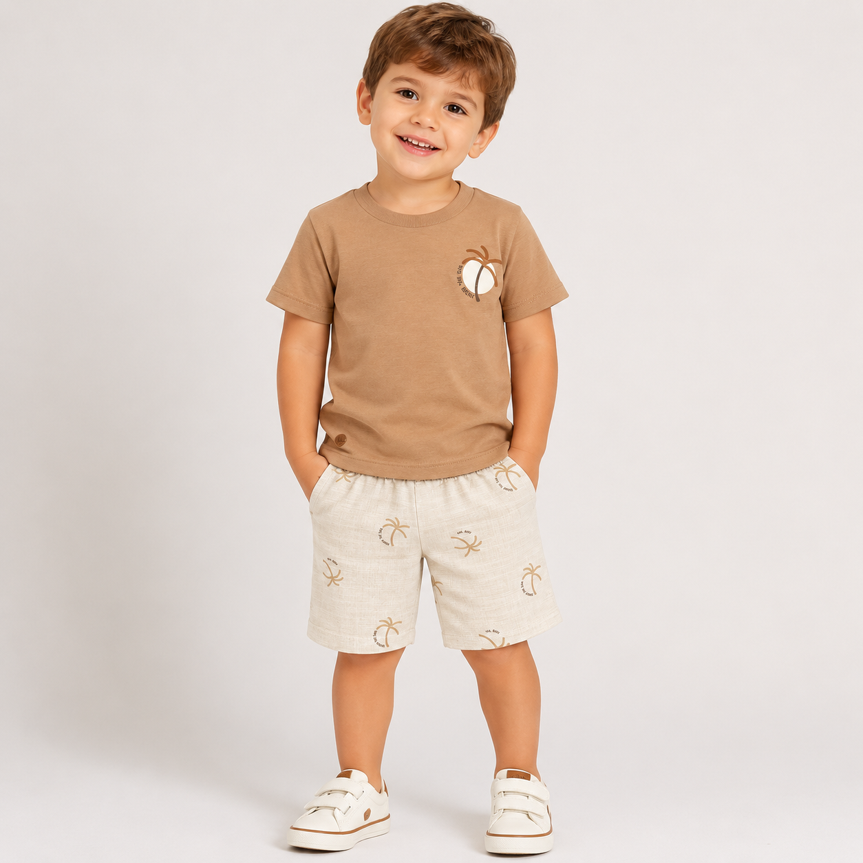 Conjunto Infantil Masculino Kamylus Under The Sun Tropical
