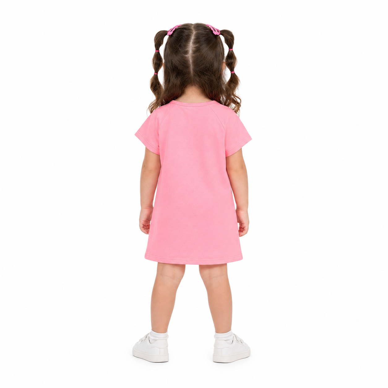 Vestido Infantil Feminino Kamylus Strawberry Malha PA e Bolsa Morango