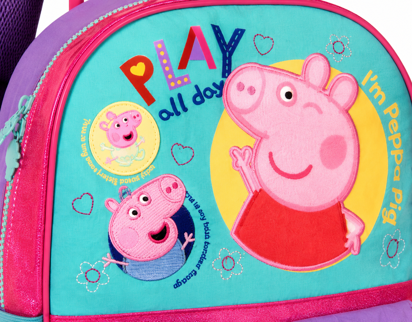 Mochila de Carrinho Clio Peppa Pig Oficial 13″