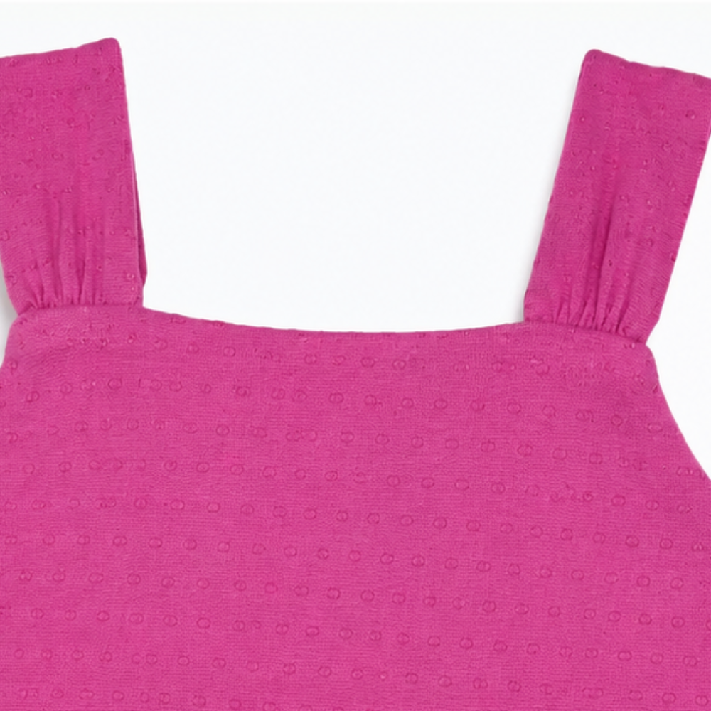Conjunto Infantil Feminino Alakazoo Cerejas Coração Malha Nikko Cropped e Short-Saia