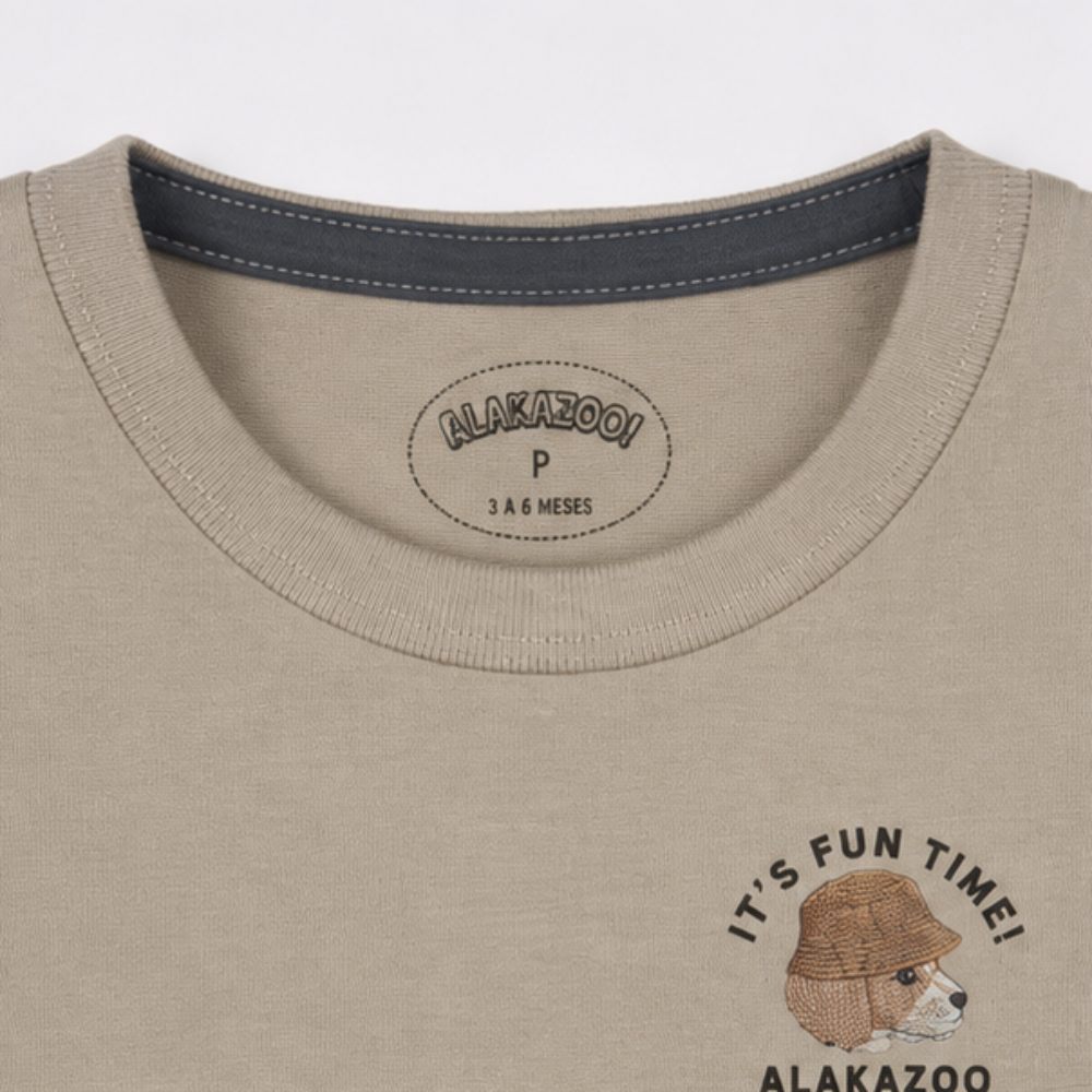 Conjunto Infantil Masculino Alakazoo Cachorrinho Fun Time