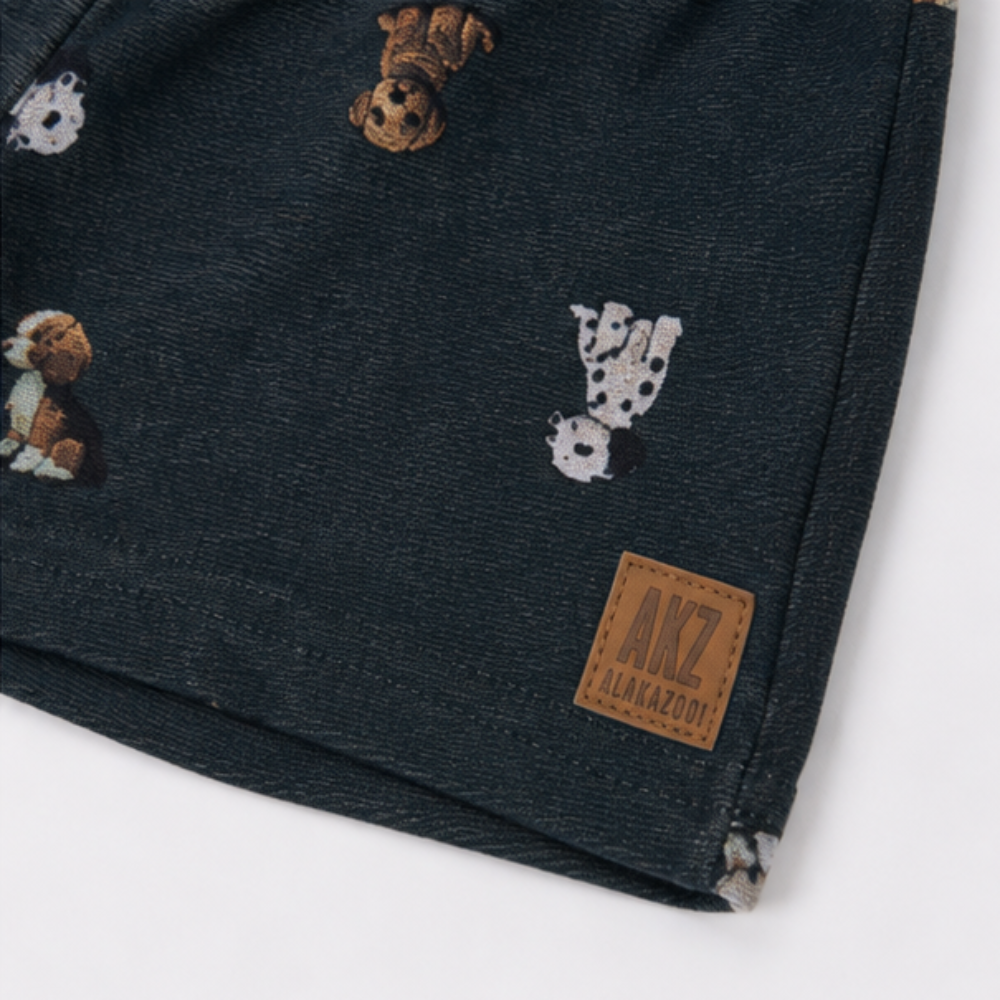 Conjunto Infantil Masculino Alakazoo Cachorrinho Fun Time
