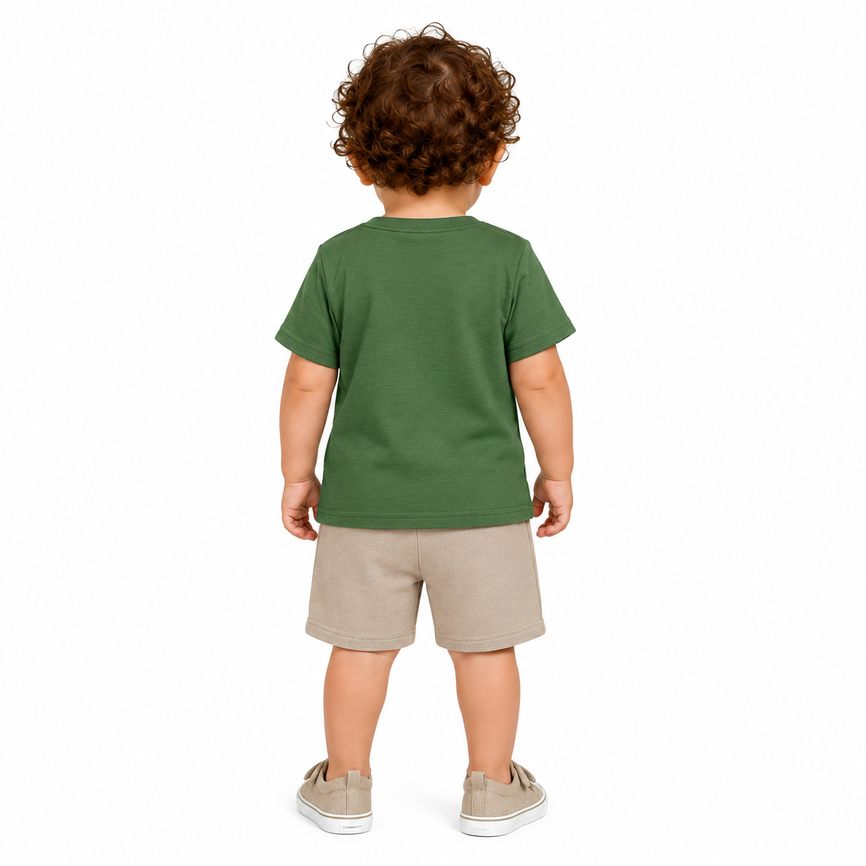 Conjunto Infantil Masculino Alakazoo Camiseta Henley e Bermuda