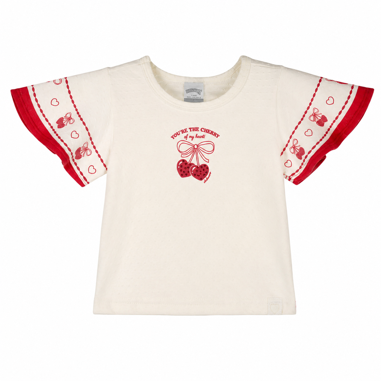 Conjunto Infantil Feminino Alakazoo The Cherry Blusa Alcinha e Short Casual