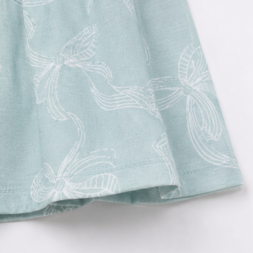 Vestido Infantil Milon Laços e Pérolas Elegante