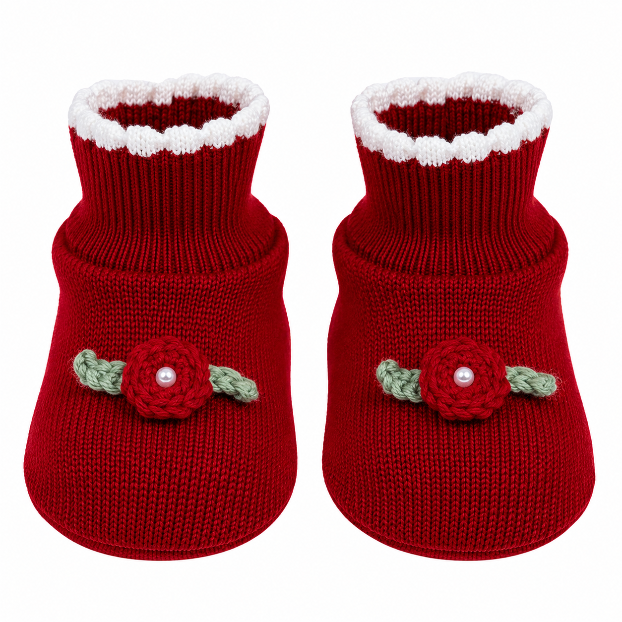 Kit Vestidinho Sanches Baby em Tricot 5 Peças