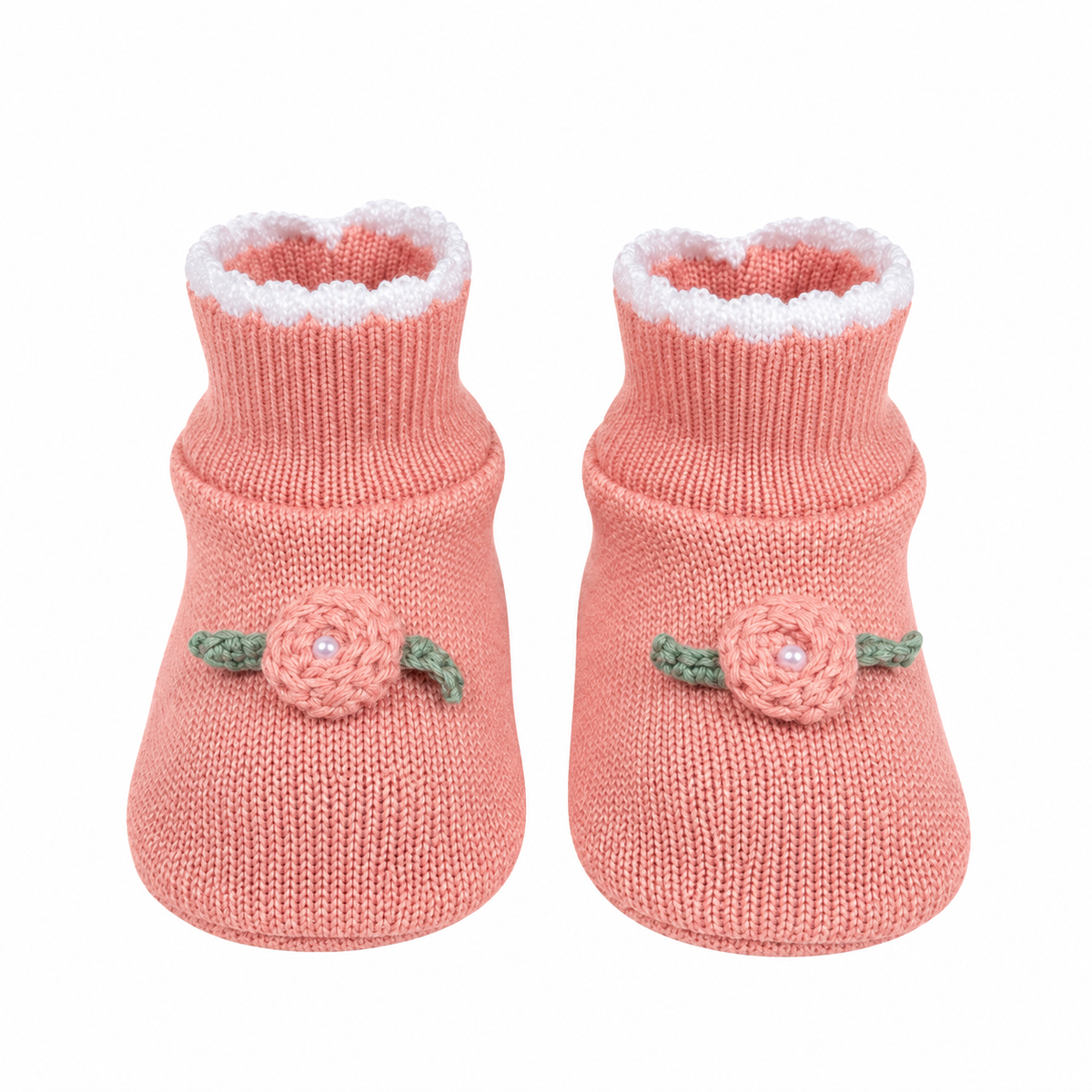 Kit Vestidinho Sanches Baby em Tricot 5 Peças