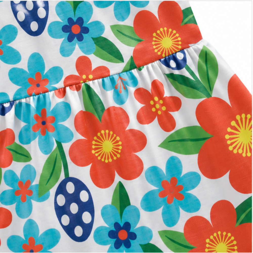 Vestido Infantil Menina Kyly Floral c/ Lacinho