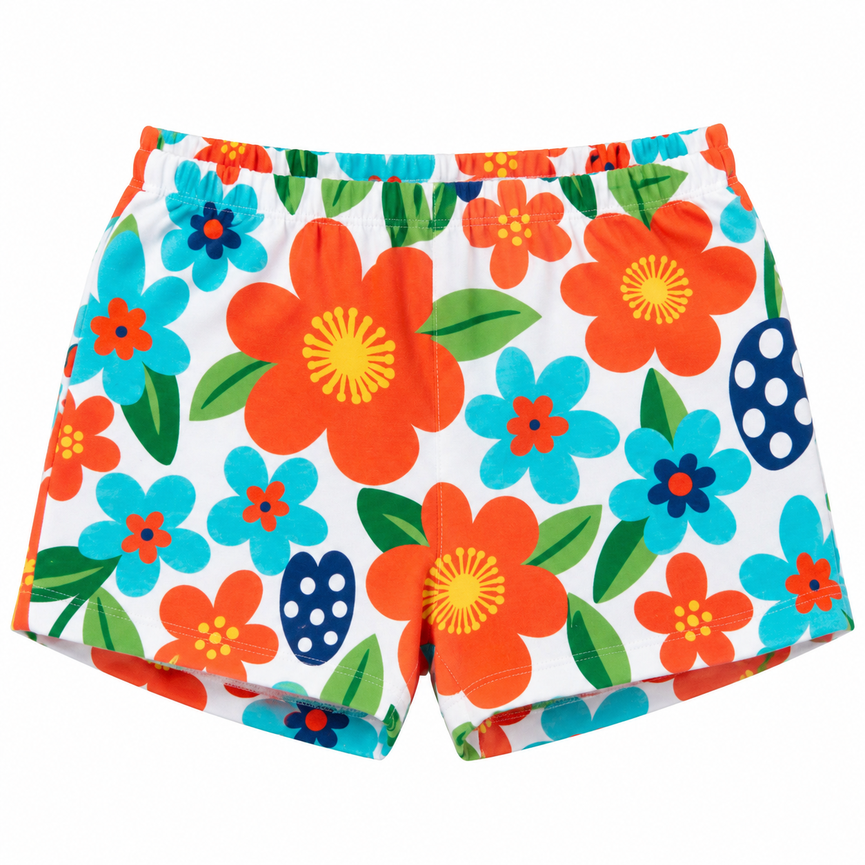 Conjunto Infantil Feminino Kyly Flores Blusa e Short