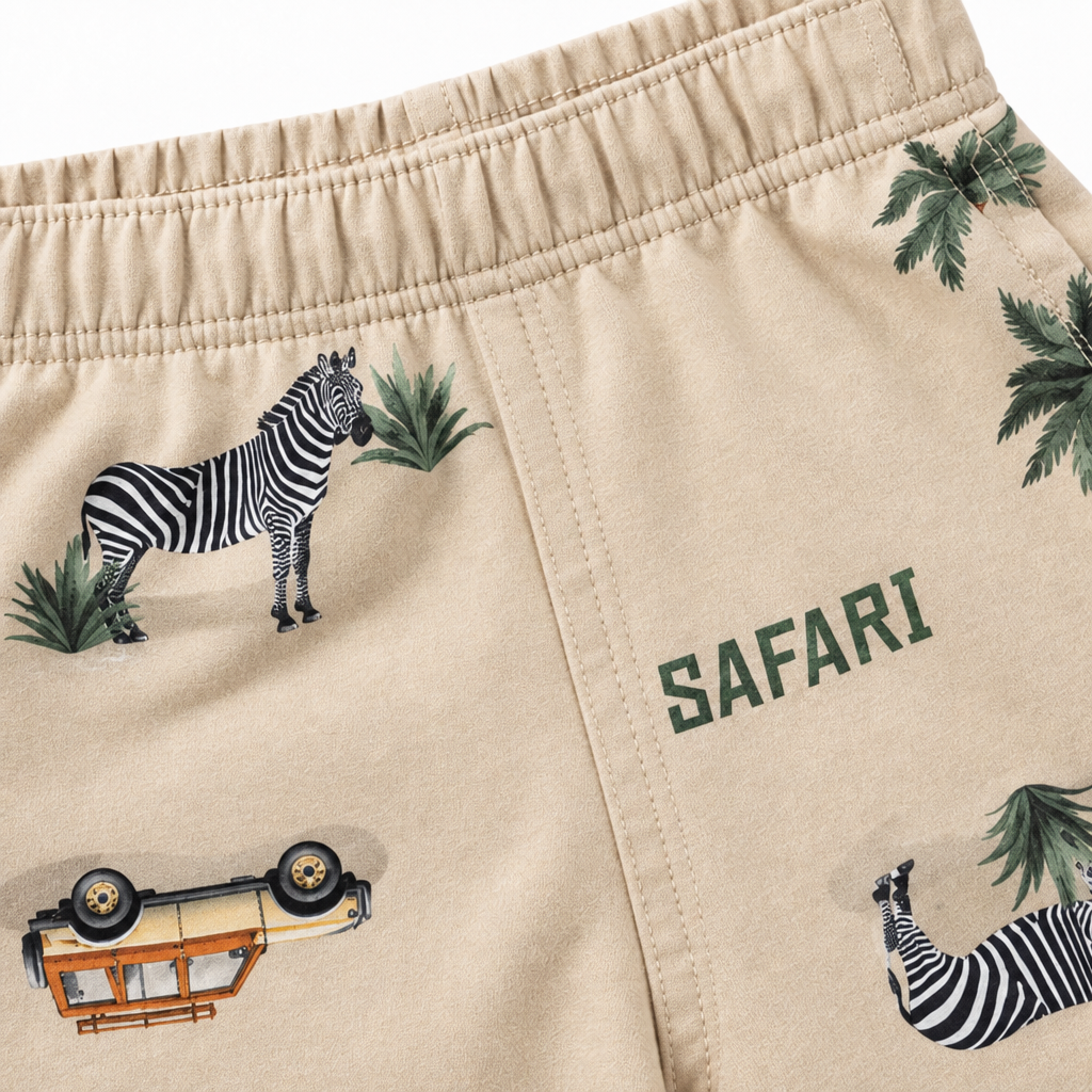 Conjunto Infantil Masculino Kyly Bebê Safari United T-Shirt e Short