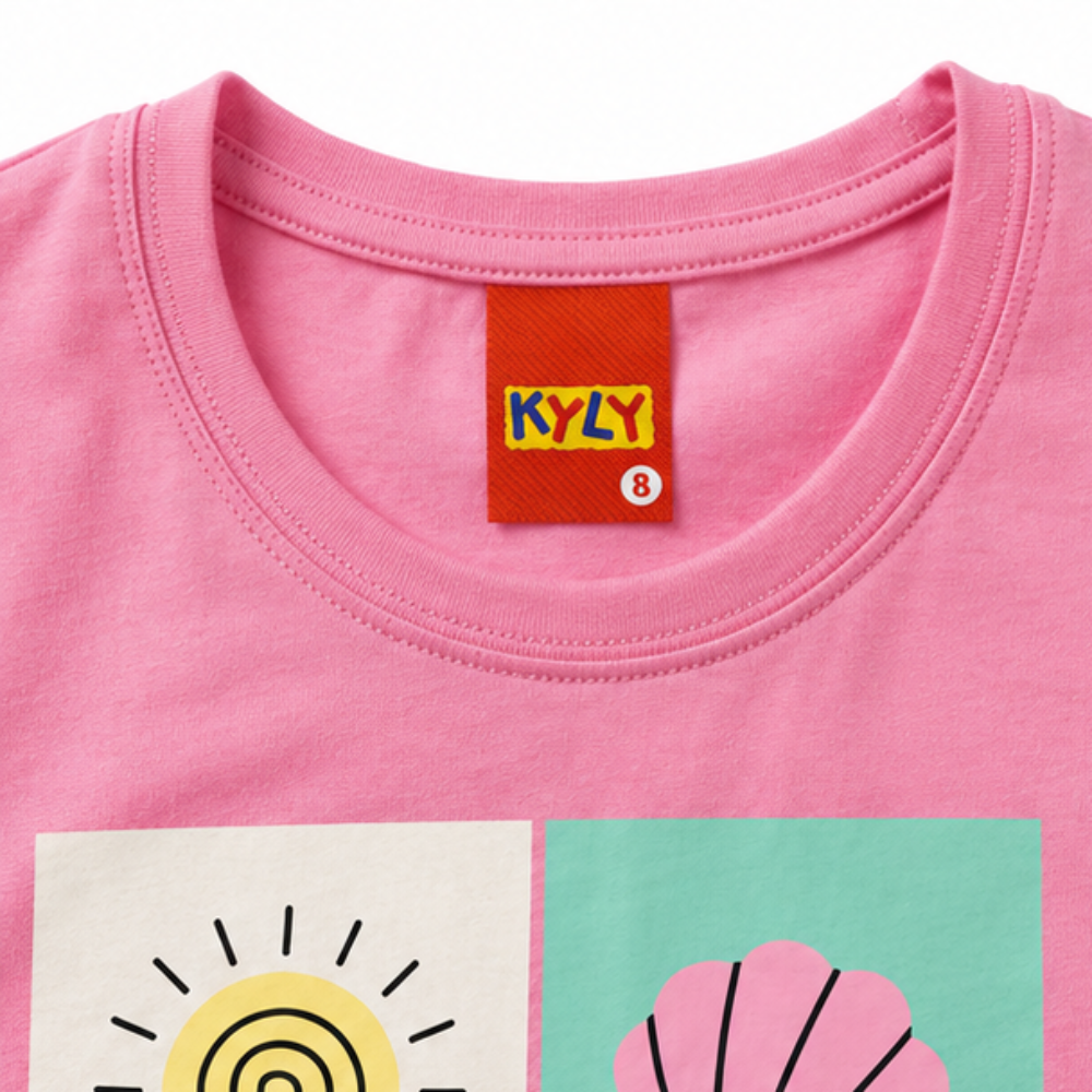 Conjunto Bebê Feminino Camiseta e Short Kyly Summer Best