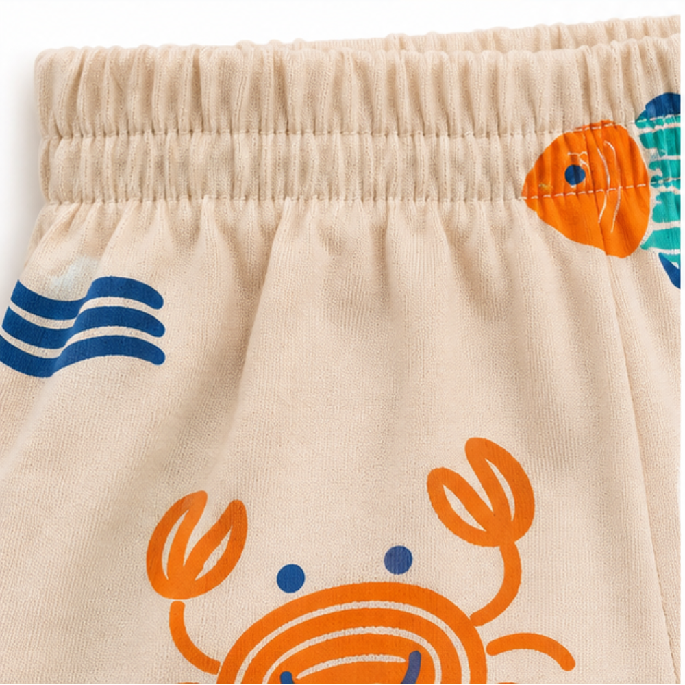 Conjunto Bebê Masculino Regata e Short Kyly Barco Summer