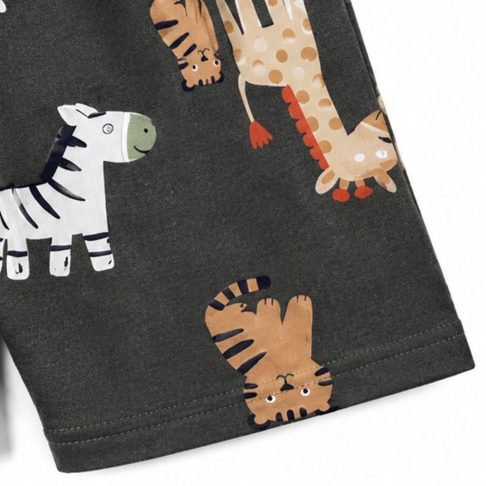 Conjunto Infantil Masculino Bebê Kyly Safari Wild Pets