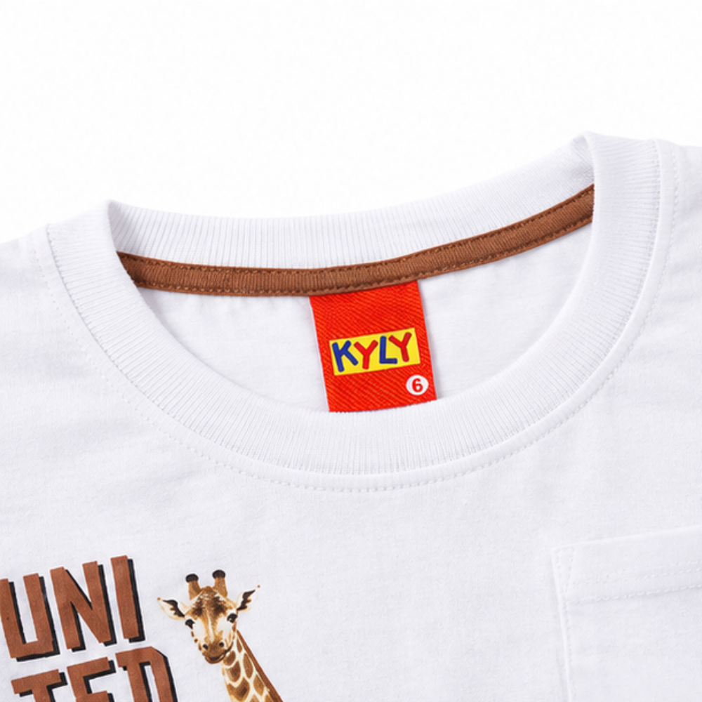 Conjunto Infantil Masculino Kyly Bebê Safari United T-Shirt e Short