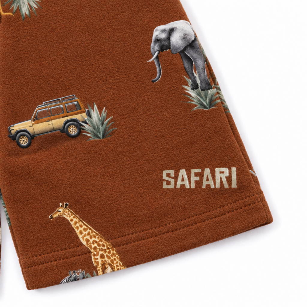 Conjunto Infantil Masculino Kyly Bebê Safari United T-Shirt e Short
