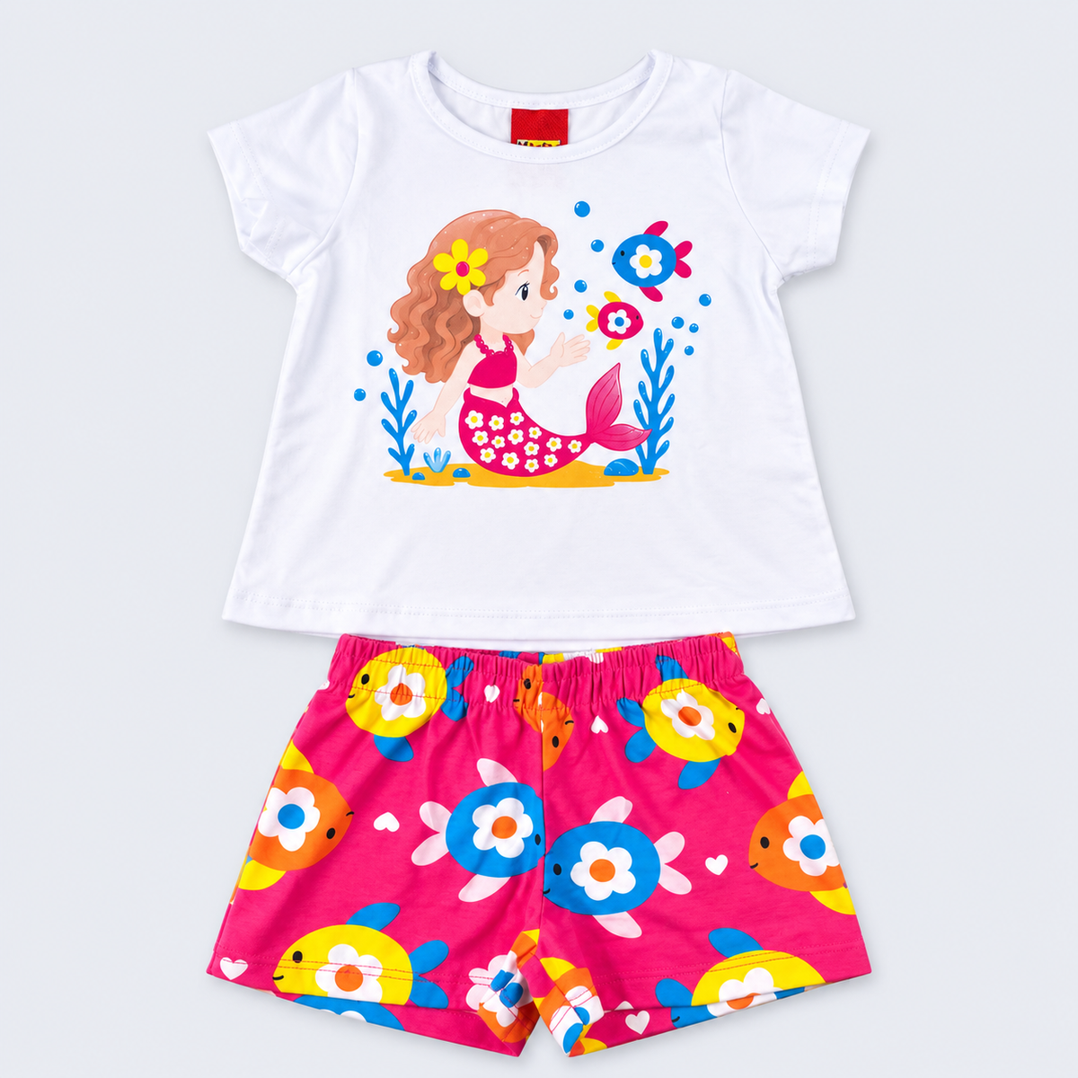 Conjuntos Infantil Menina Sereias Kyly Confortável