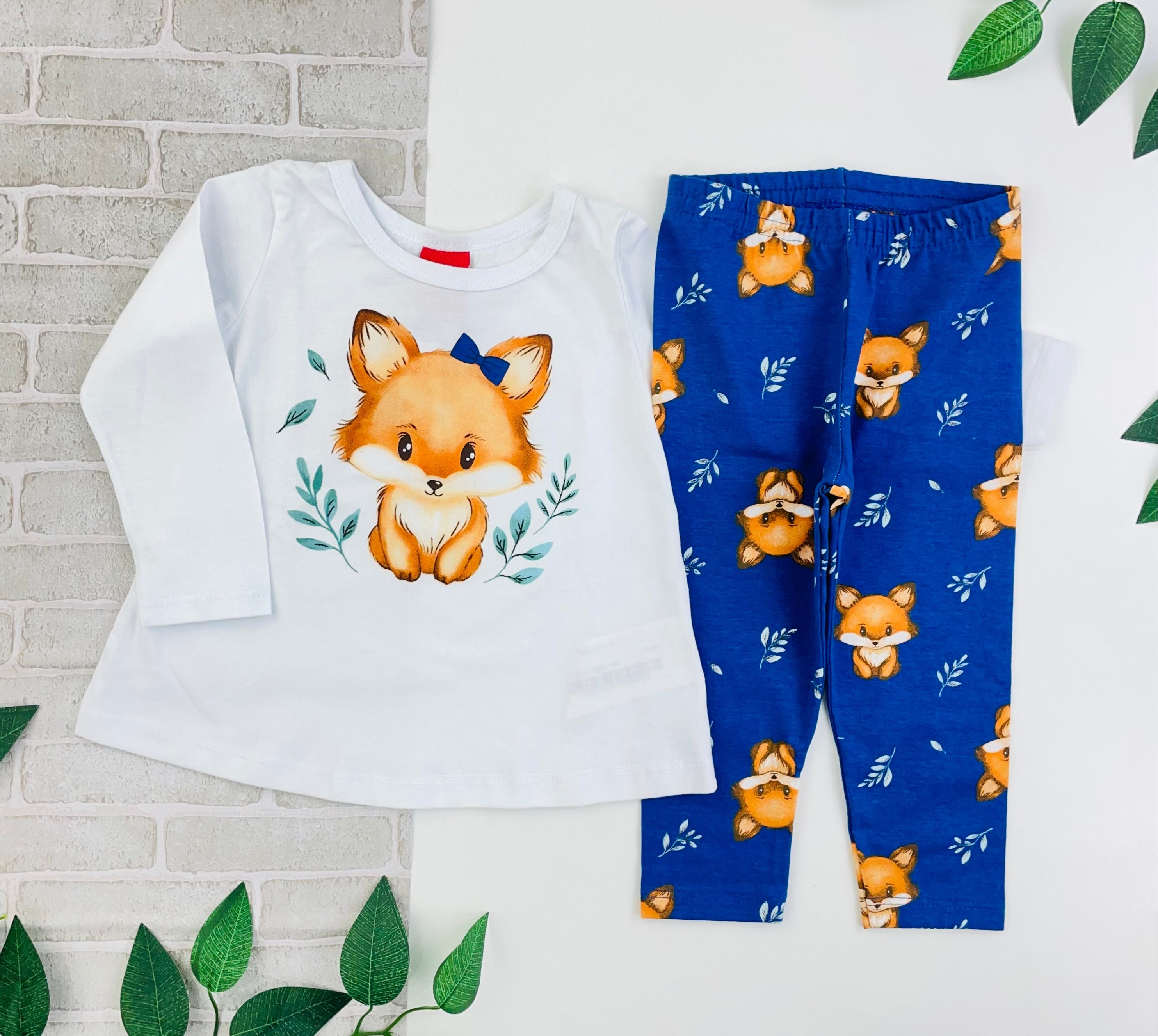 Conjunto Fem Kyly Raposa Folhas