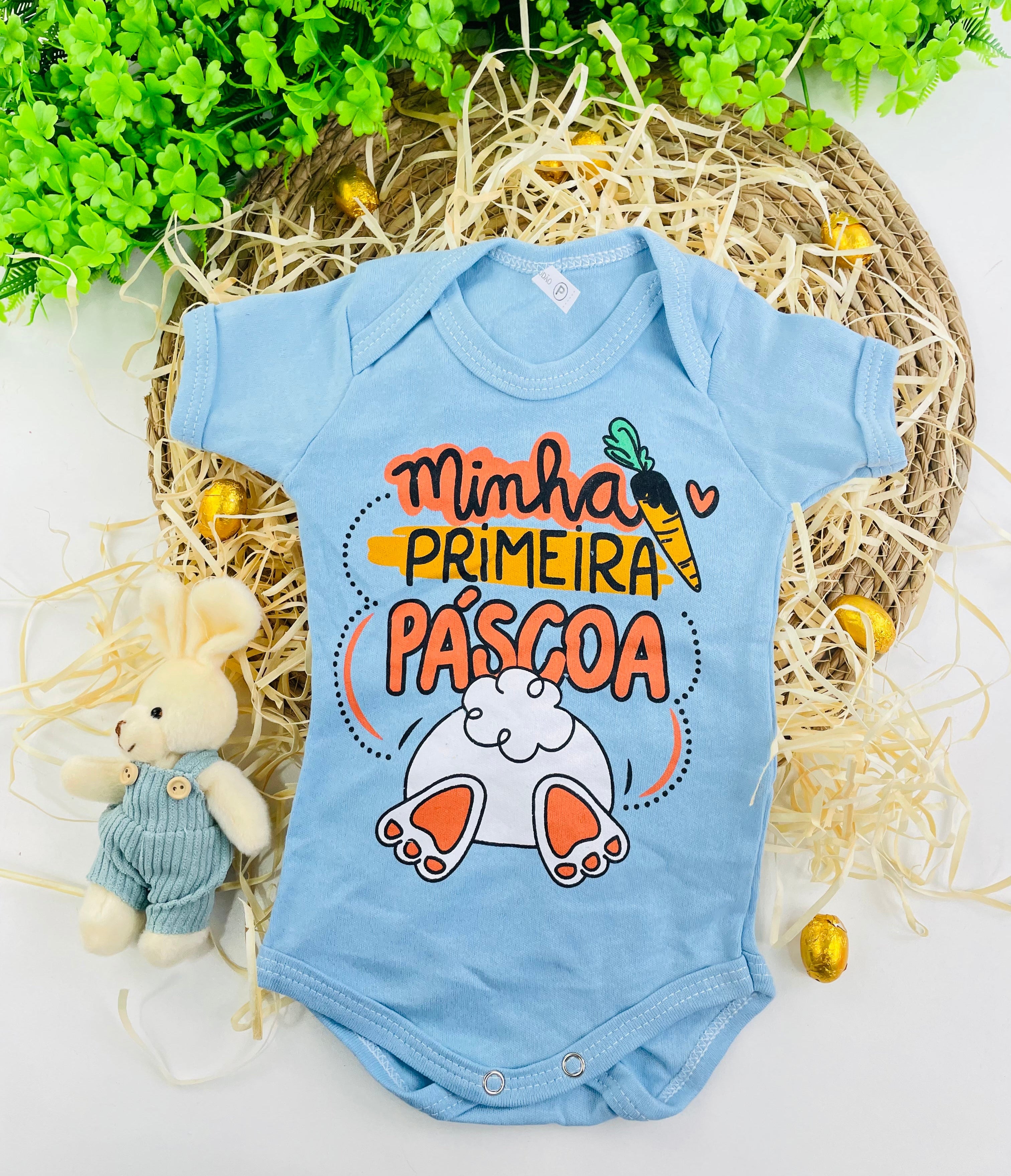Body Baby Kids Minha Primeira Páscoa