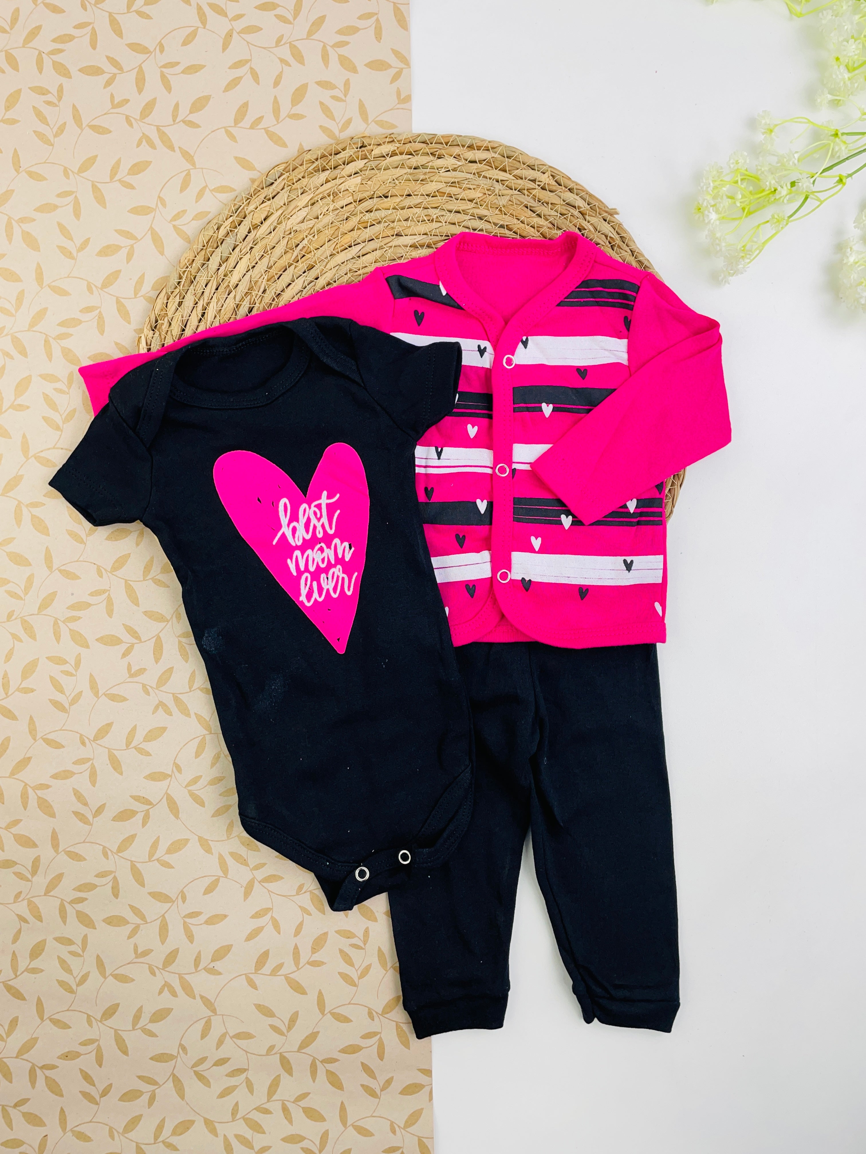 Conjunto Best Mom Ever 3 Peças