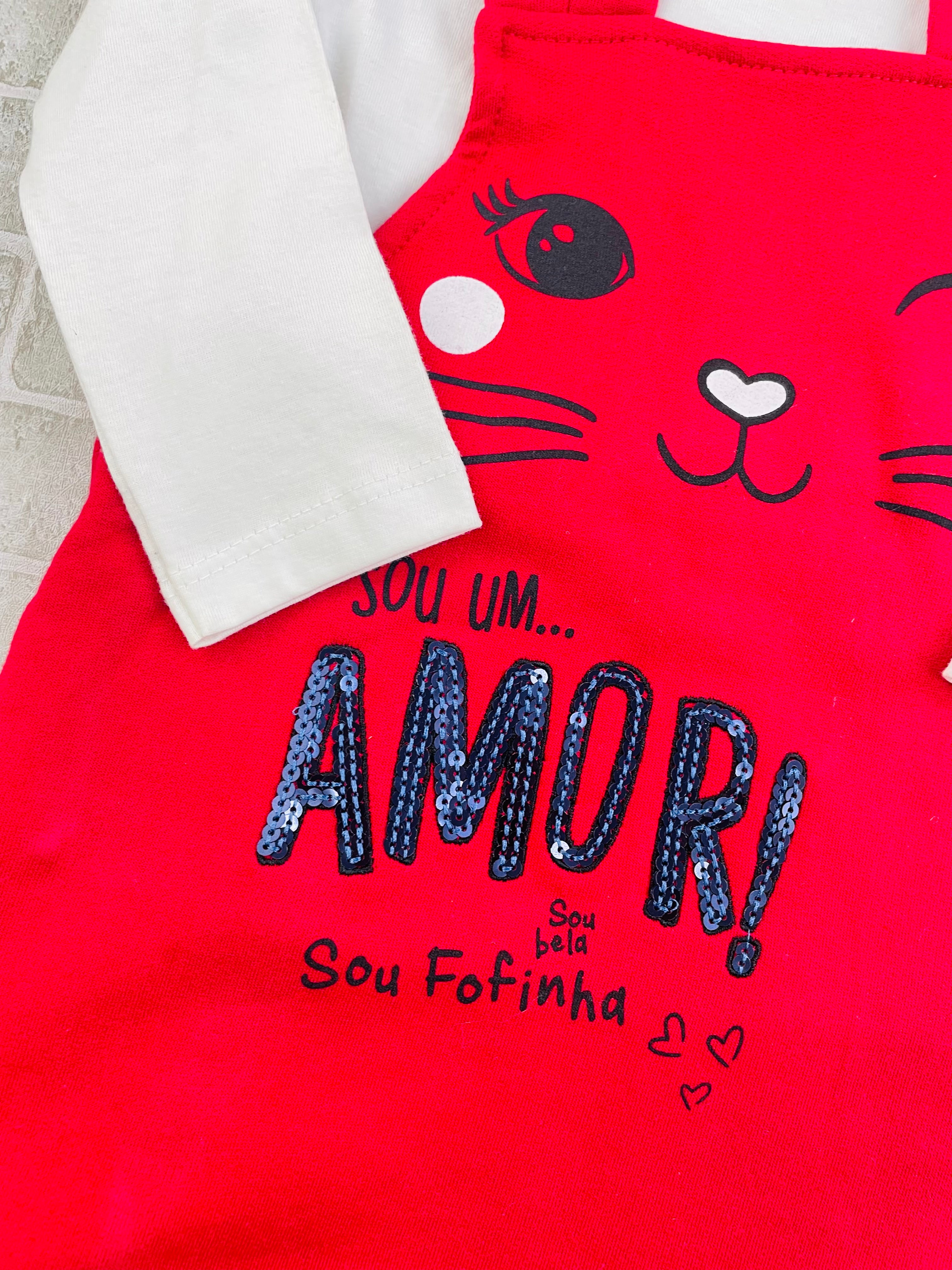 Conjunto Pulla Bulla Sou Um Amor !