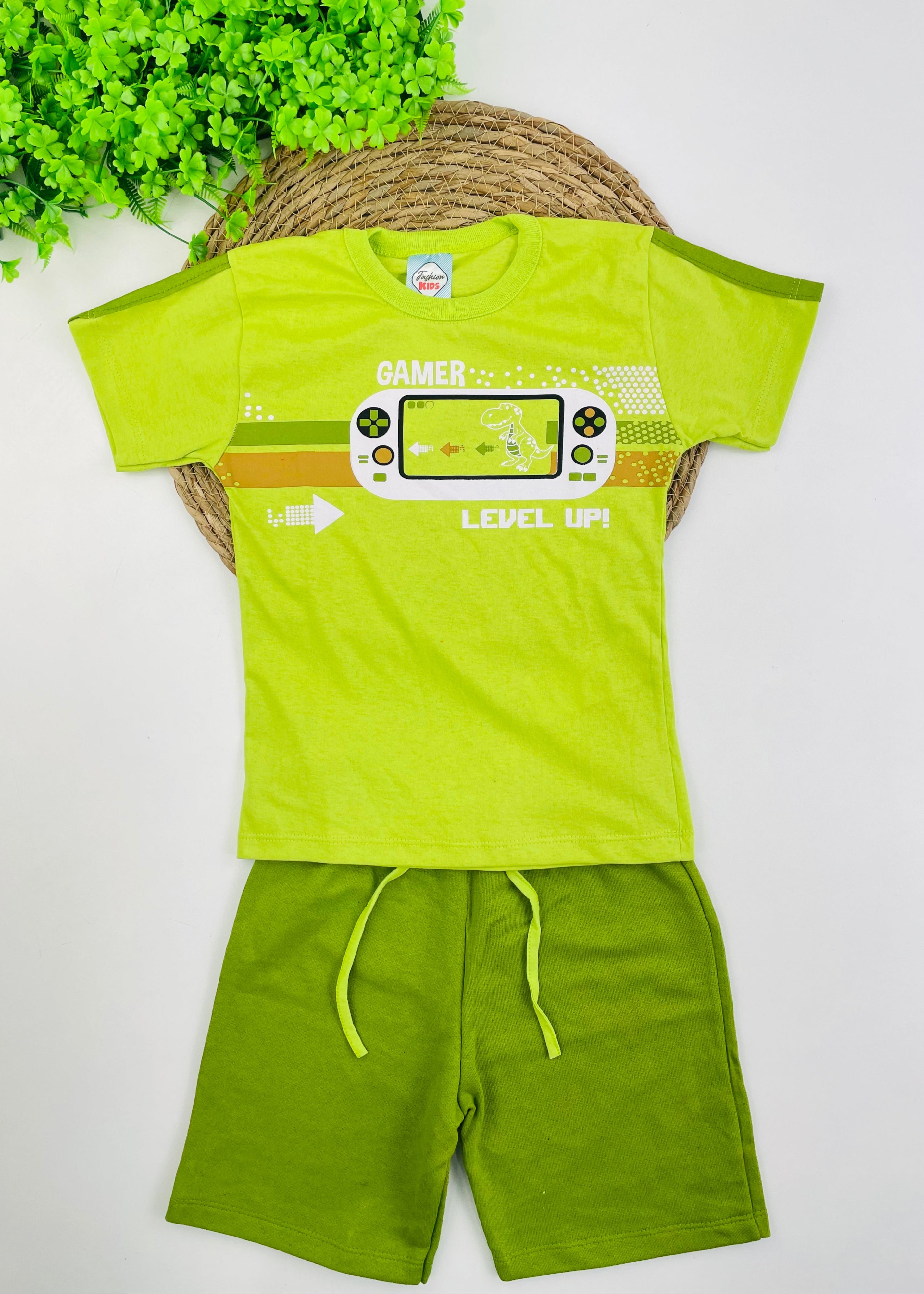Conjunto Masculino Fashion Kids Gamer Level