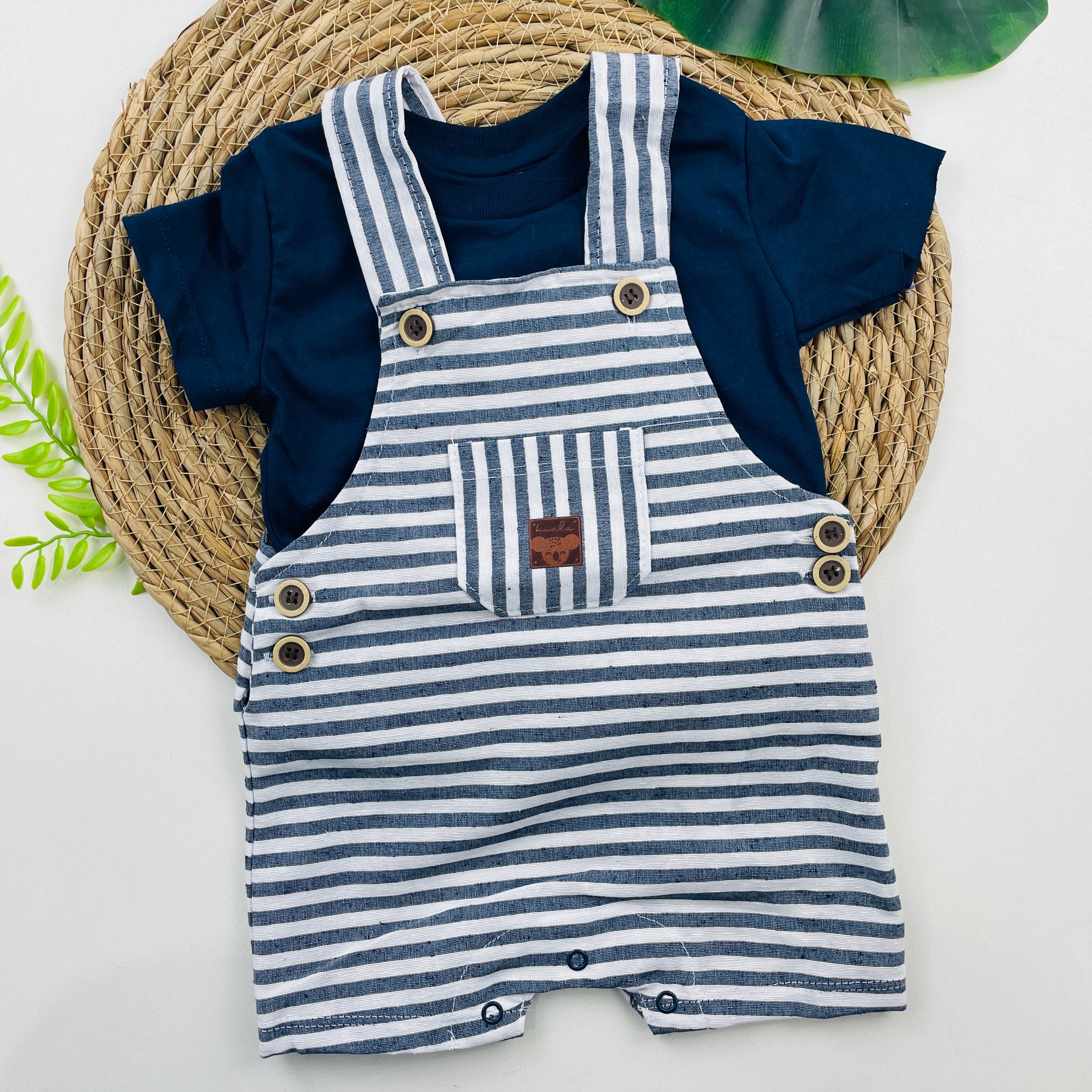 Conjunto Kiko e Kika Listrado